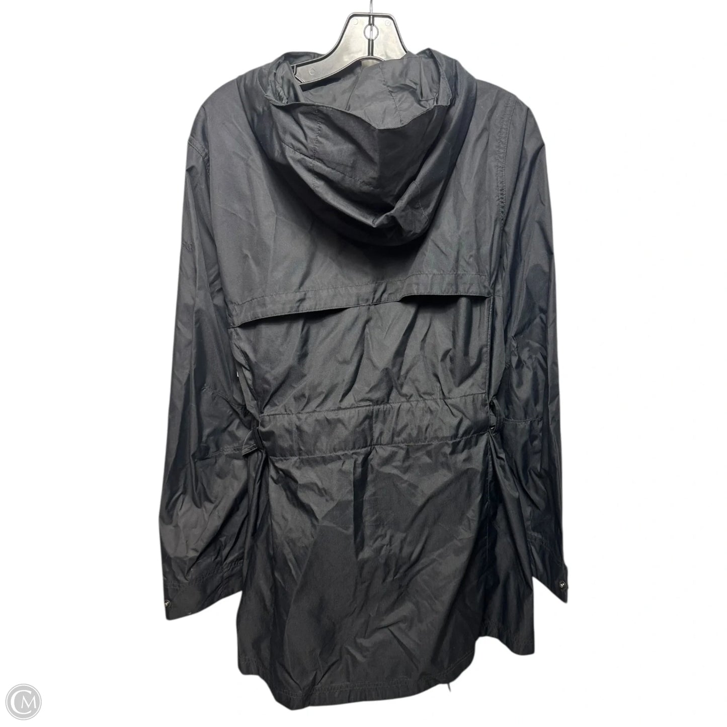 Coat Raincoat By Columbia In Black, Size: L