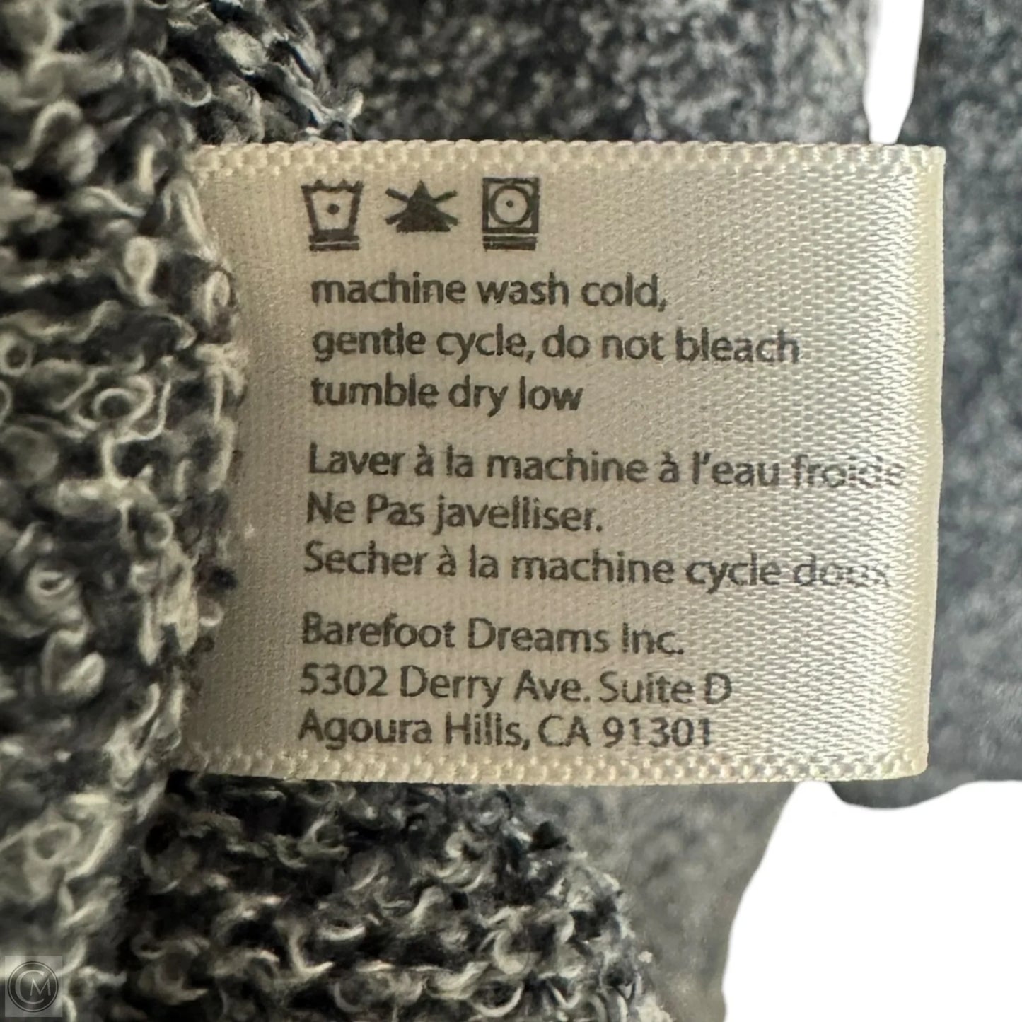 Bamboo Chic Lite Open Front Cardigan Sweater By Barefoot Dreams In Grey, Size: S/M