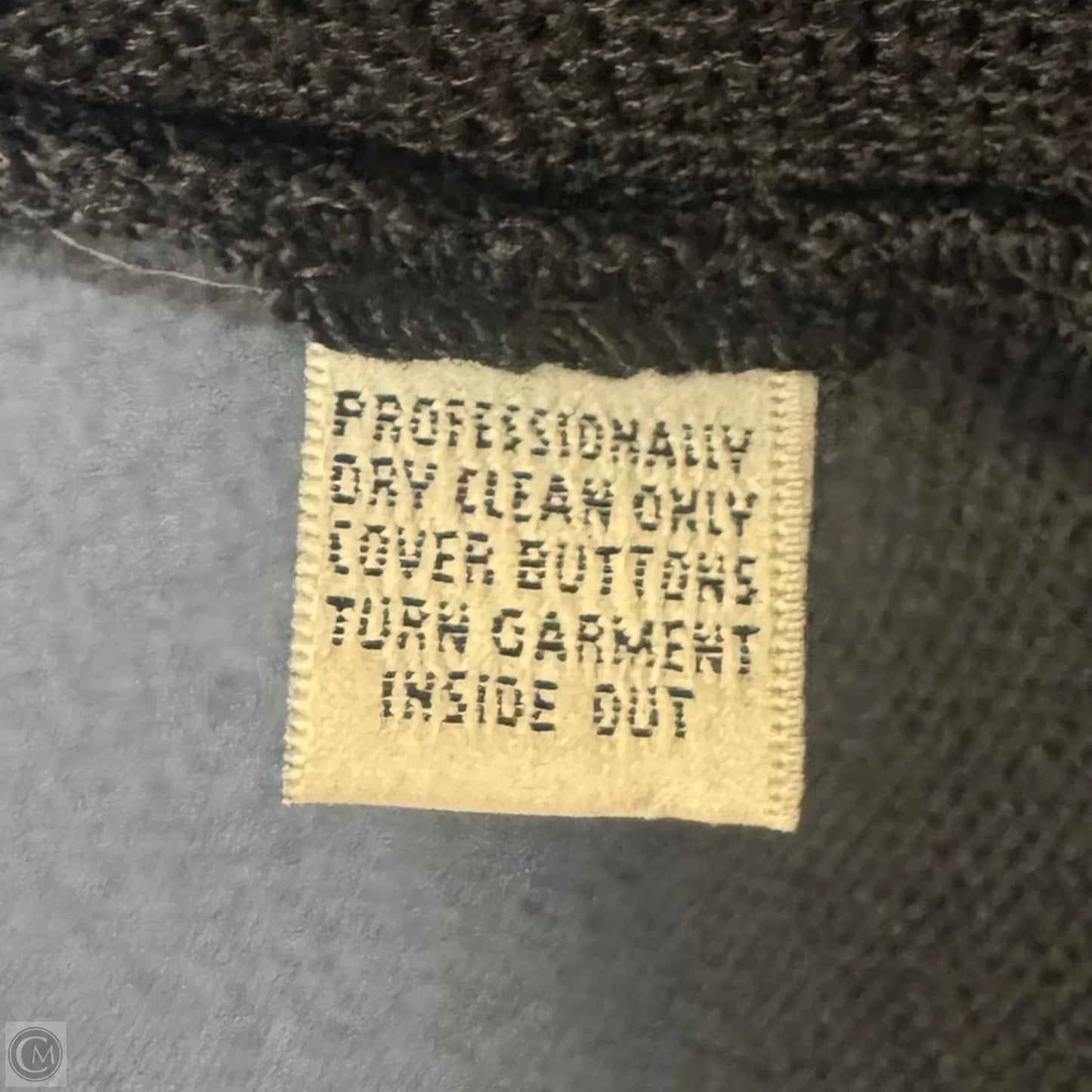 Top Short Sleeve Cardigan Luxury Designer By St John Collection In Striped Pattern, Size: S