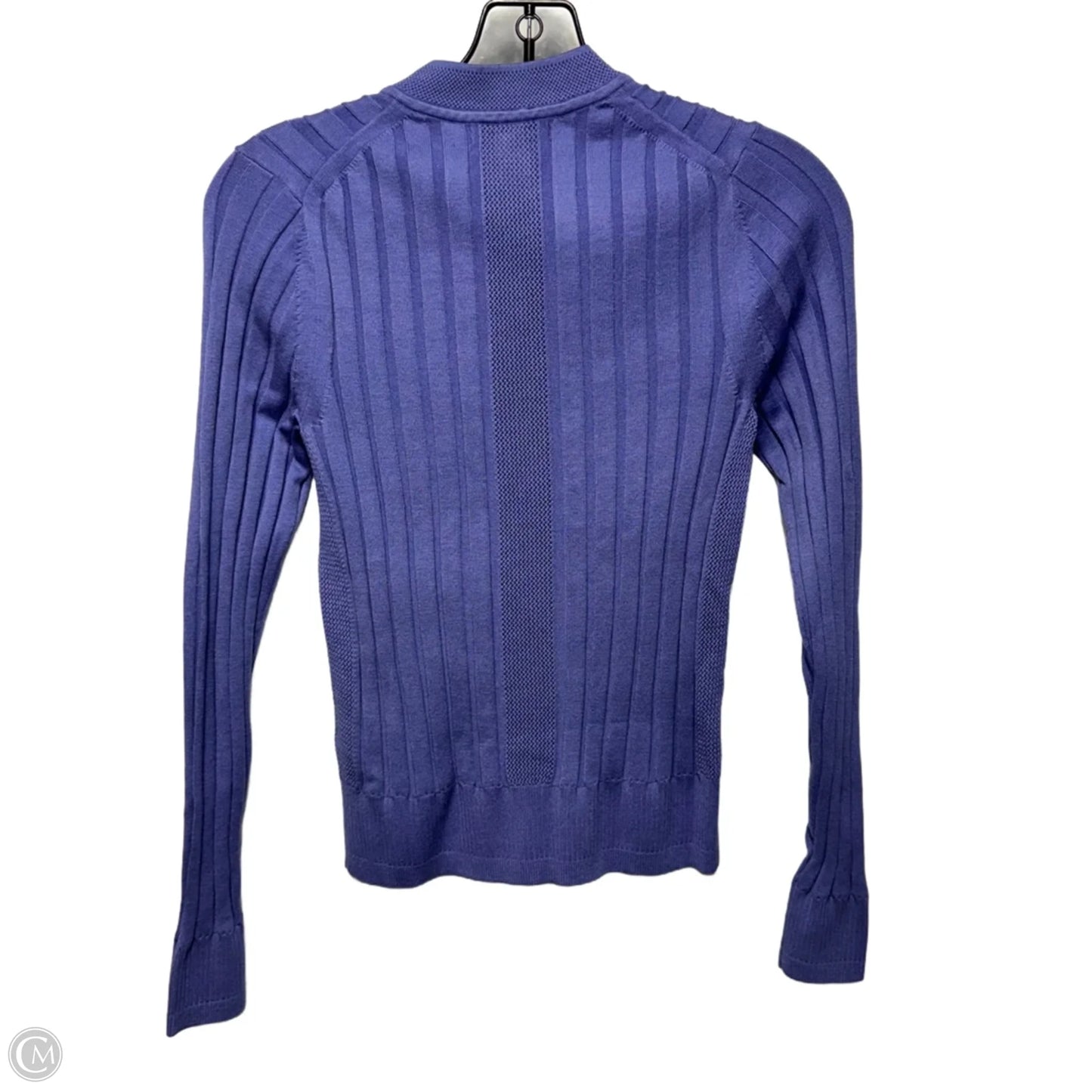 Zip Sweater Cardigan By Athleta In Purple, Size: Xs