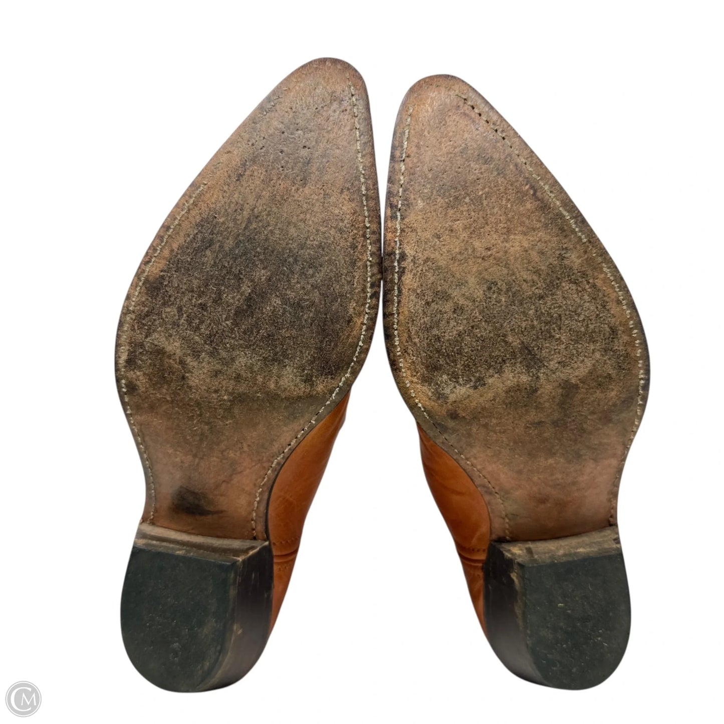 Vintage Reba Whiskey Western Boots By Code West In Rust, Size: 7