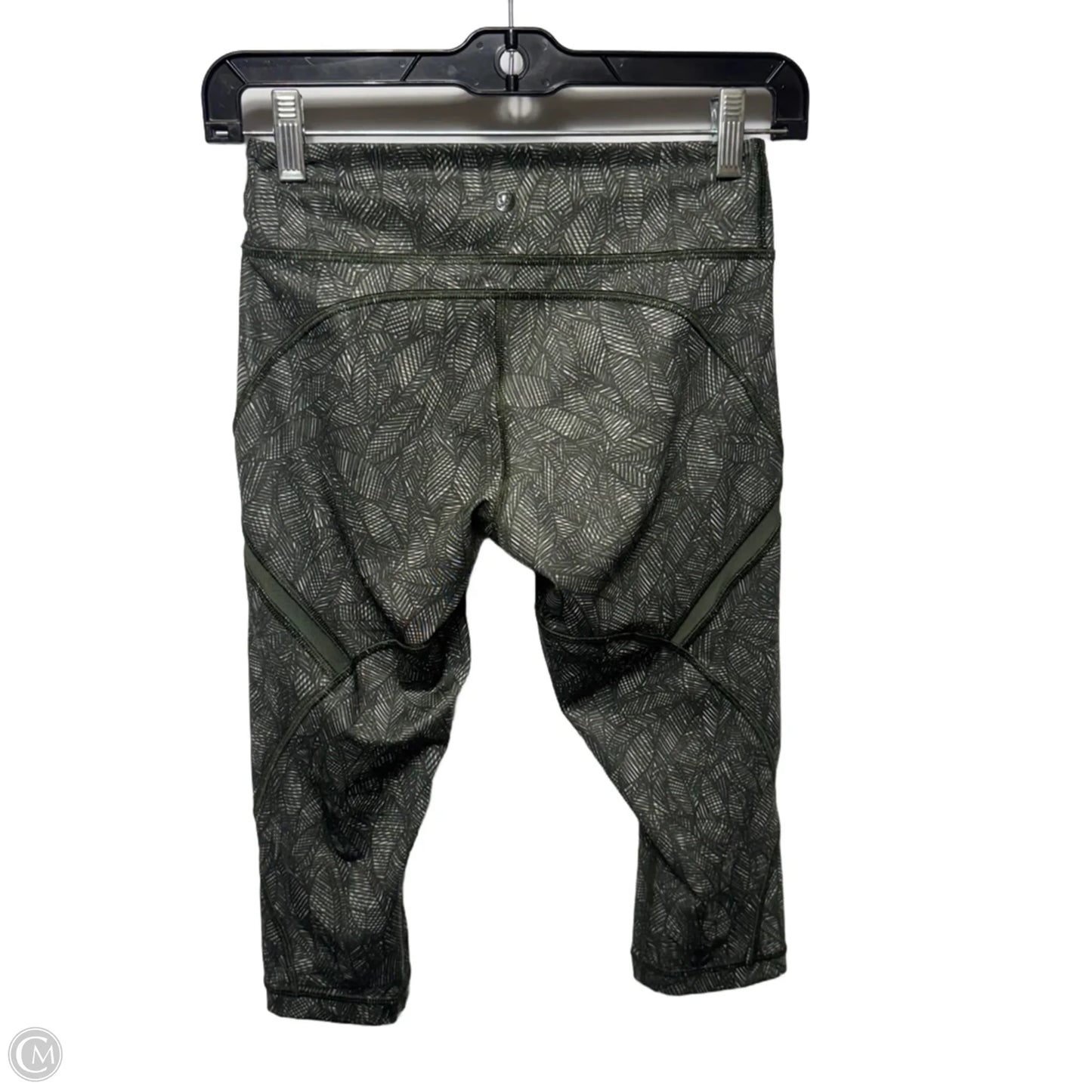 Athletic Leggings Capris By Lululemon In Green, Size: 6