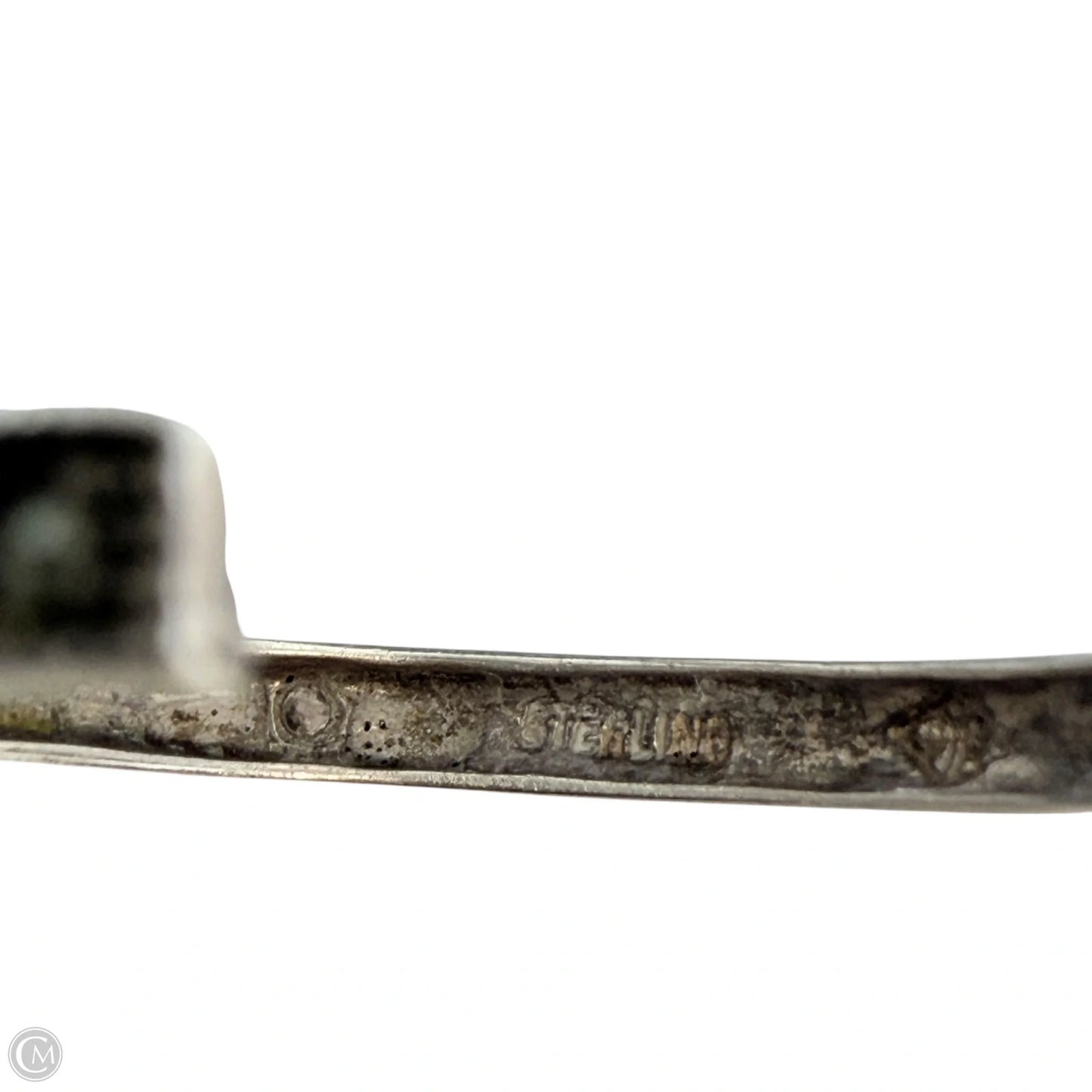 Art Deco Sterling Silver & Marcasite Hoop Earrings