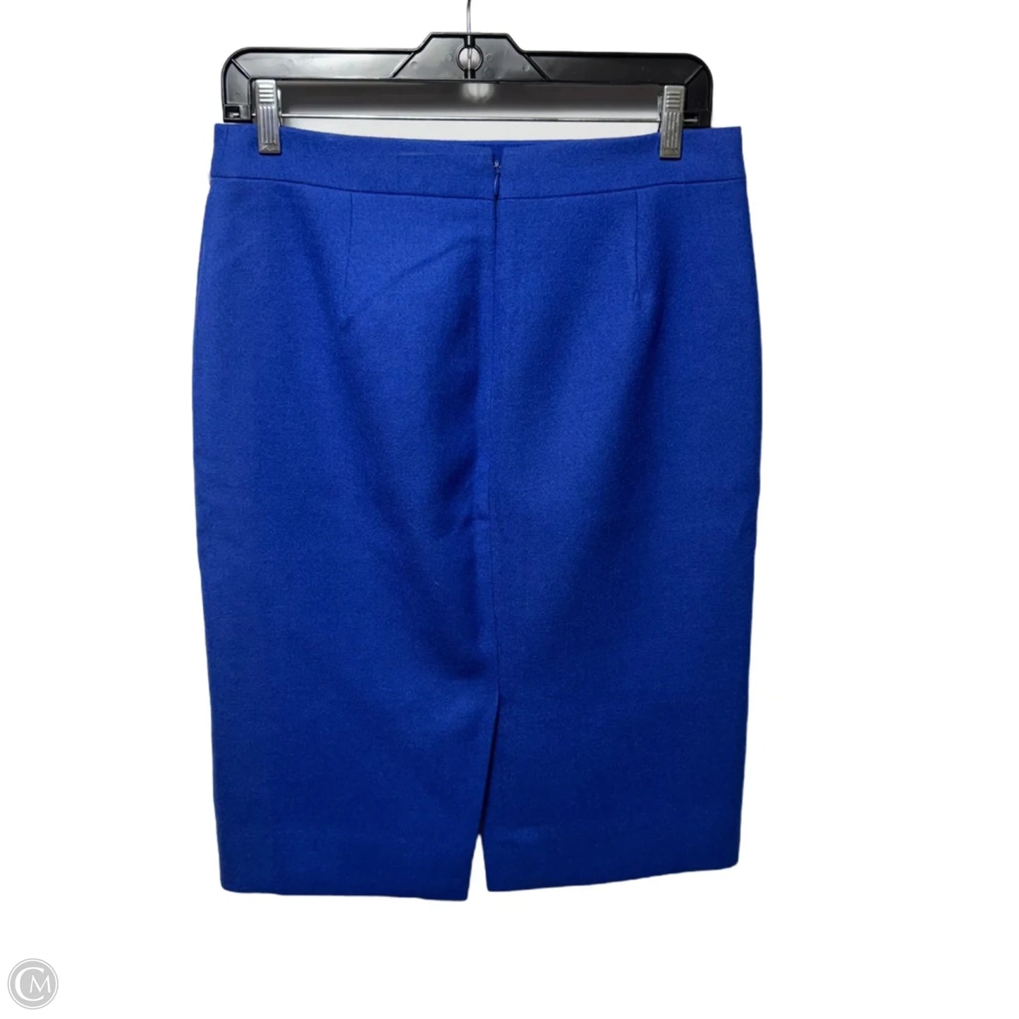 Wool Mini Skirt By J. Crew In Blue, Size: 4