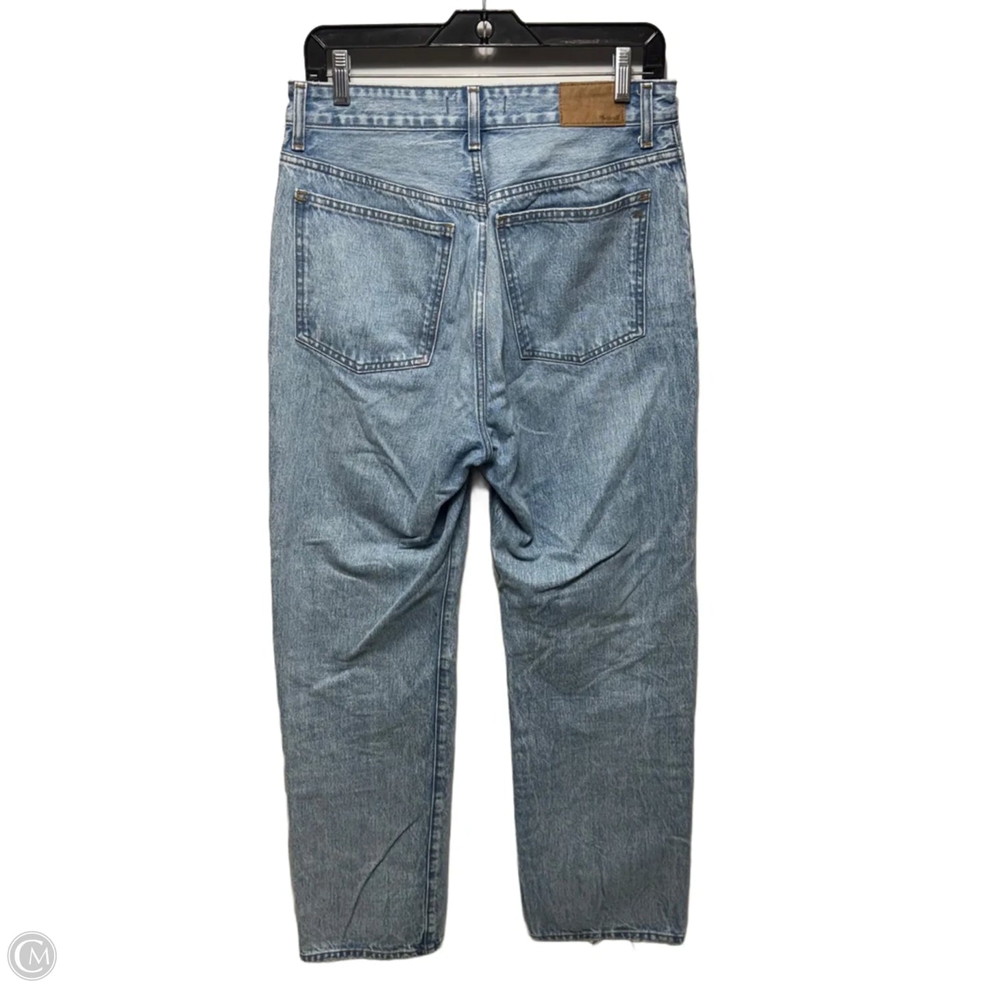 Jeans Straight By Madewell In Blue Denim, Size: 6
