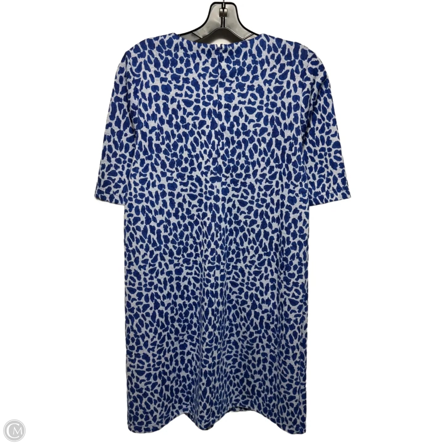 Knit Dress Casual Short By Tyler Boe In Blue & White, Size: M