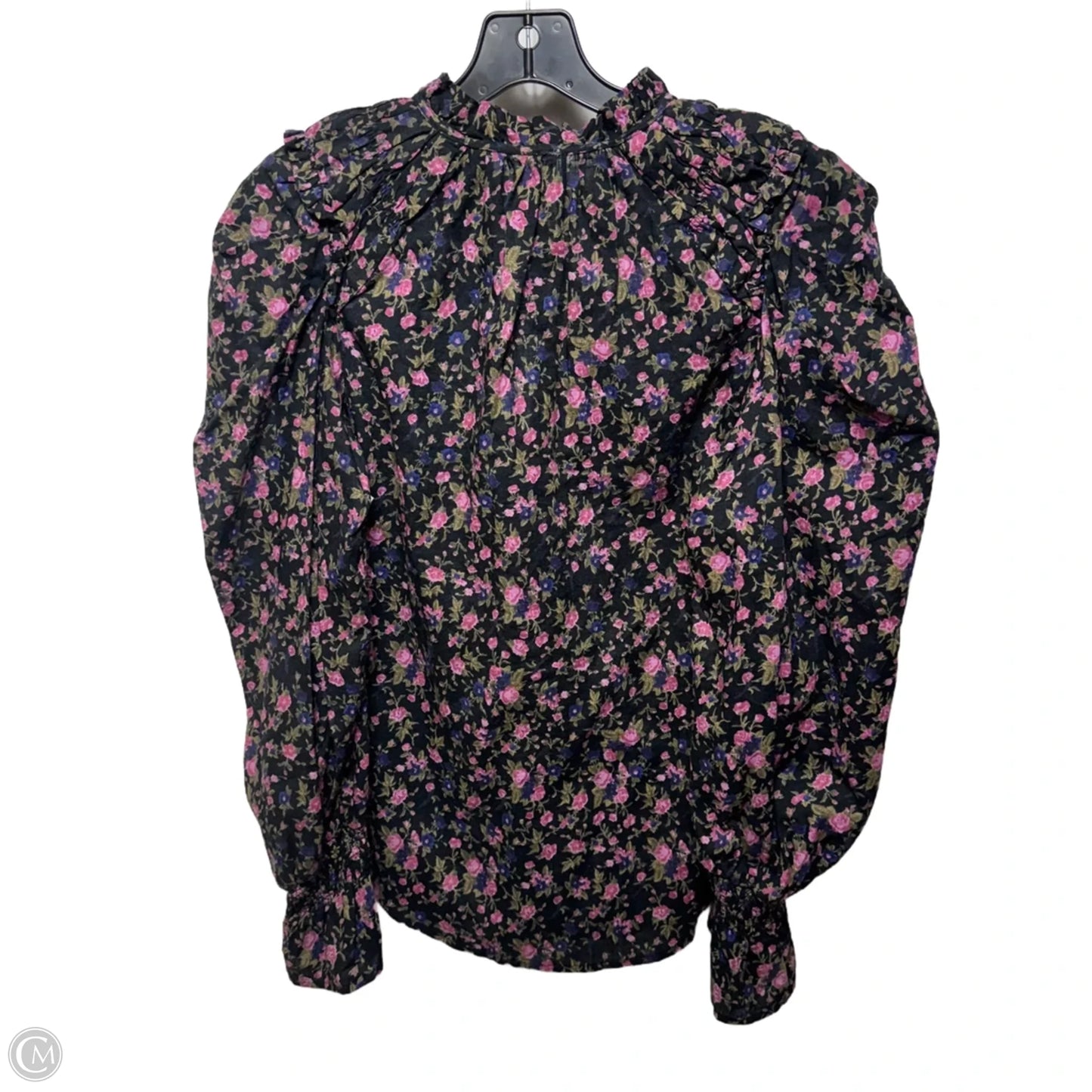 Meant To Be Poet Sleeve Blouse By Free People In Floral Print, Size: XS