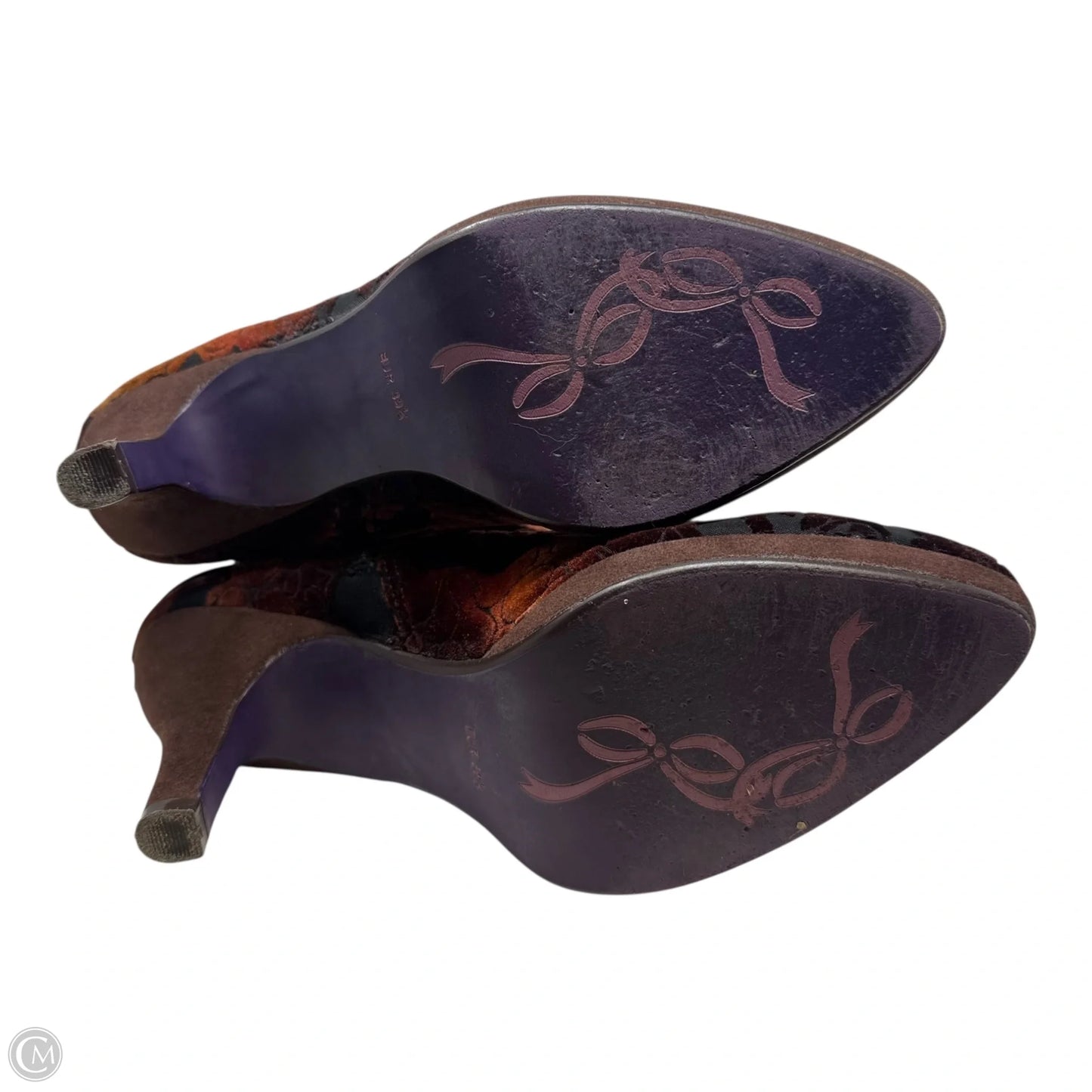 Lola’s Dream Boots By Poetic License In Floral Burnout Velvet, Size: 9.5