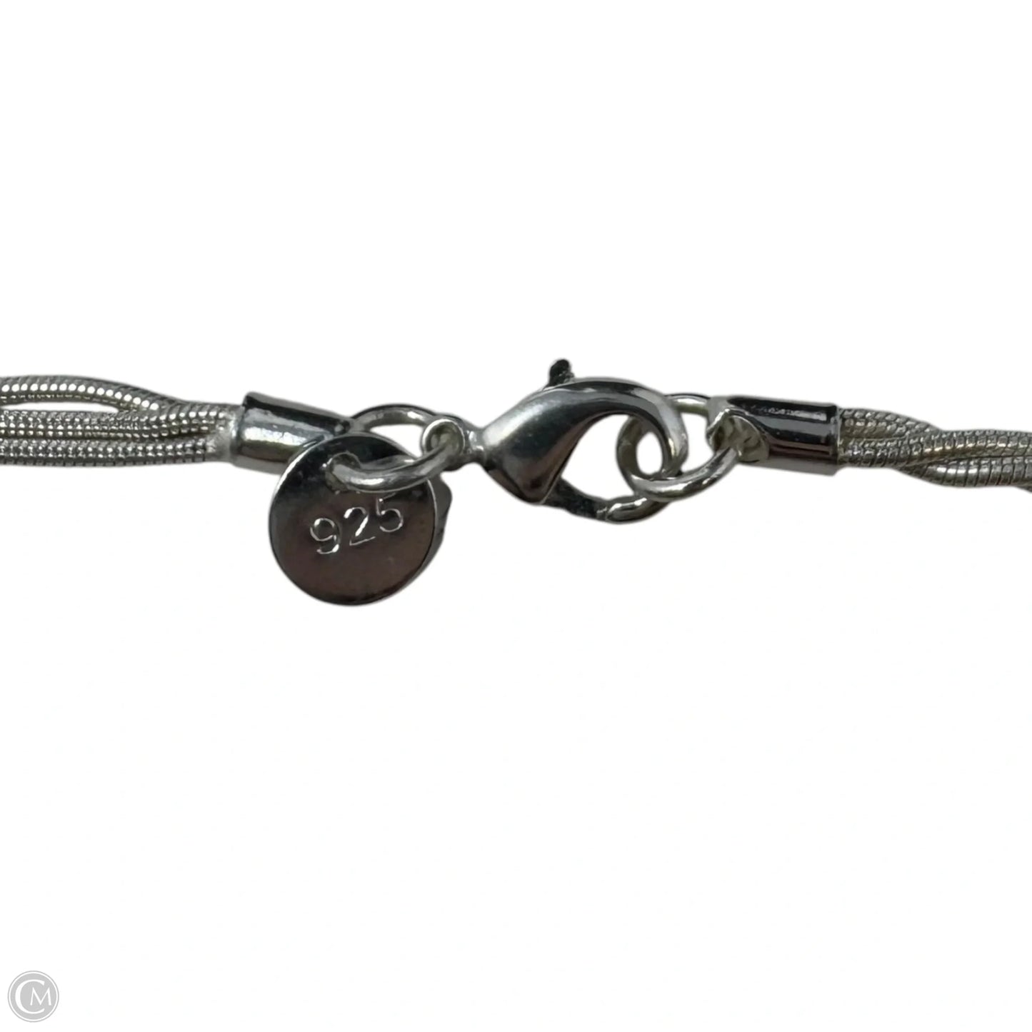 3 Layer Circle Pendant Necklace Sterling Silver