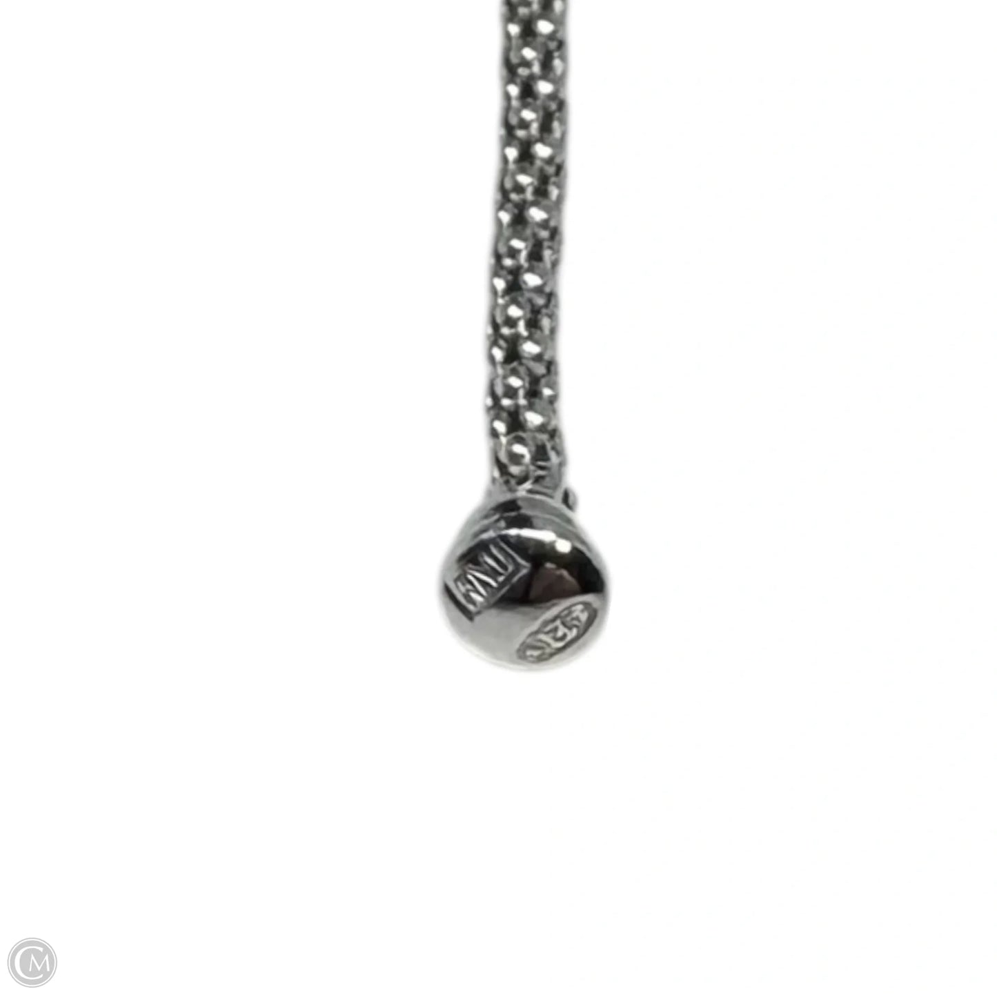 Adjustable Lariat Slider Necklace Sterling Silver