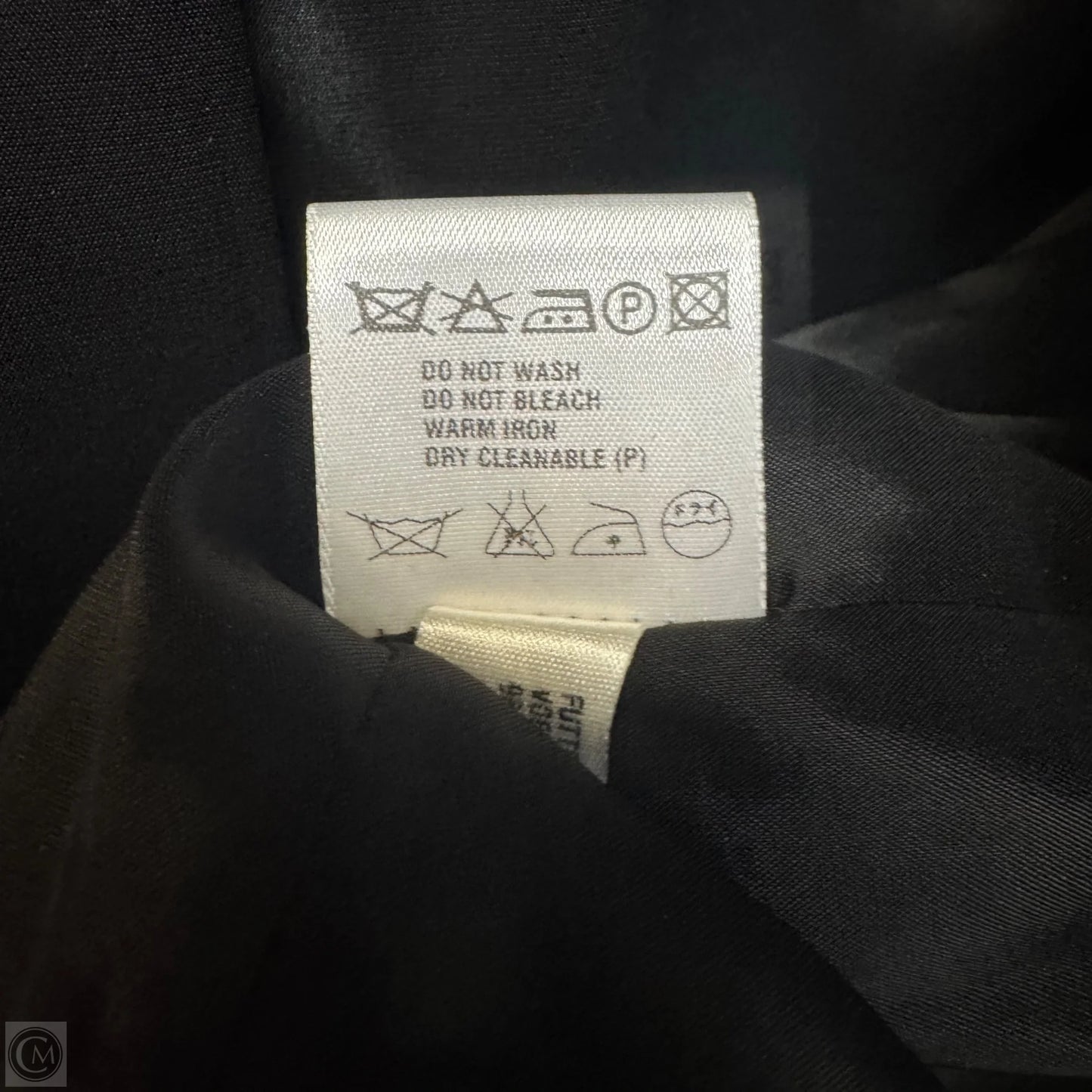 Stretch Wool Blazer Designer By Escada In Black, Size: M