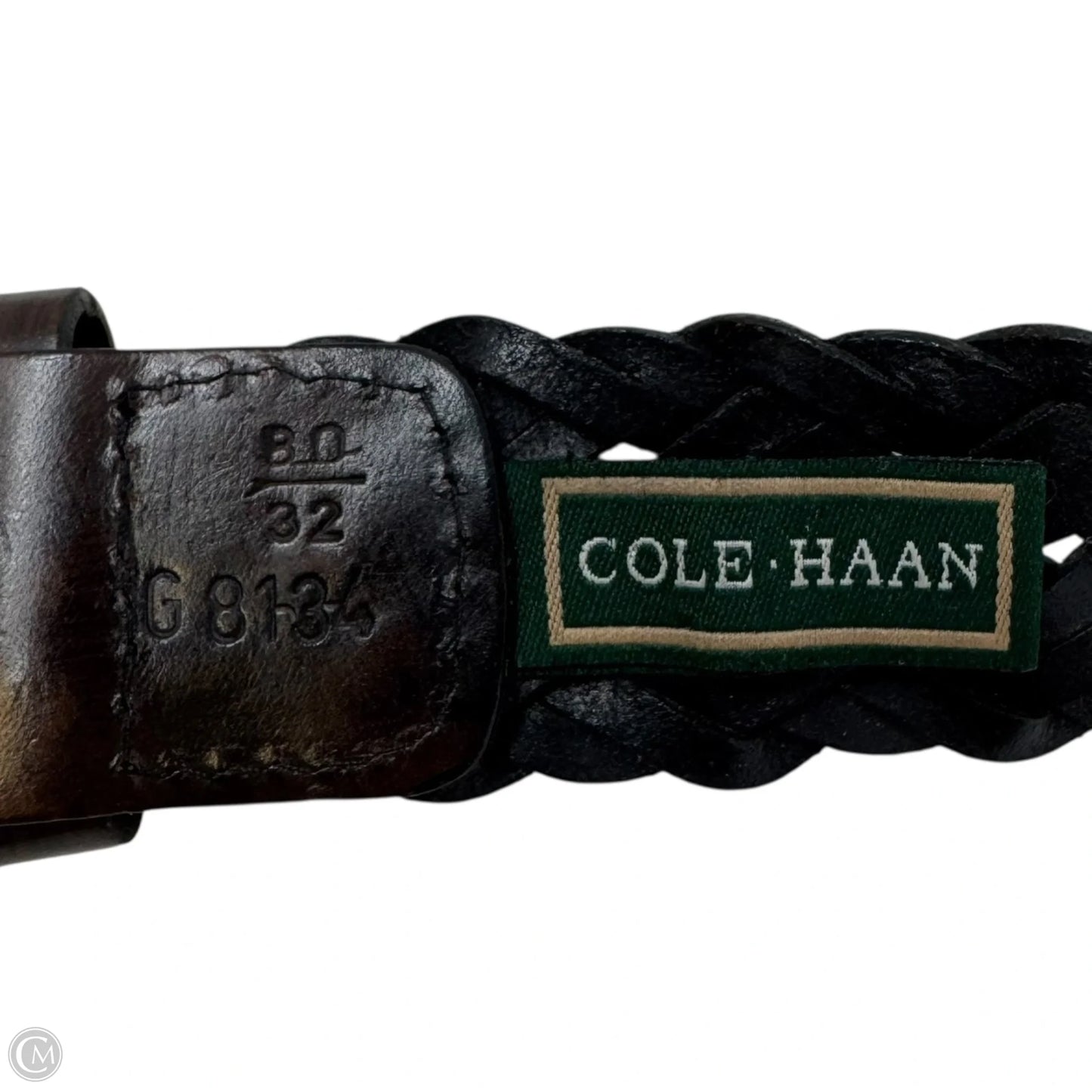 Woven Belt Leather By Cole-haan, Size: Medium