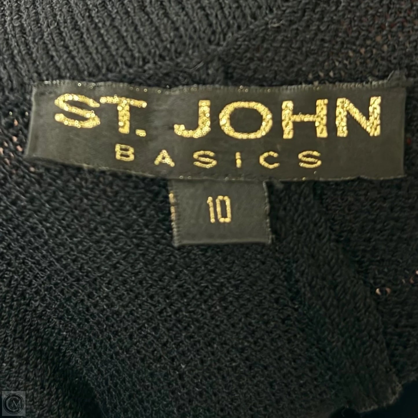 Knit Shorts Luxury Designer By St John Collection In Black, Size: 10
