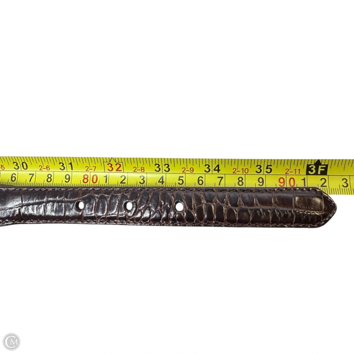 Leather Stretch Belt By Brighton, Size: Medium