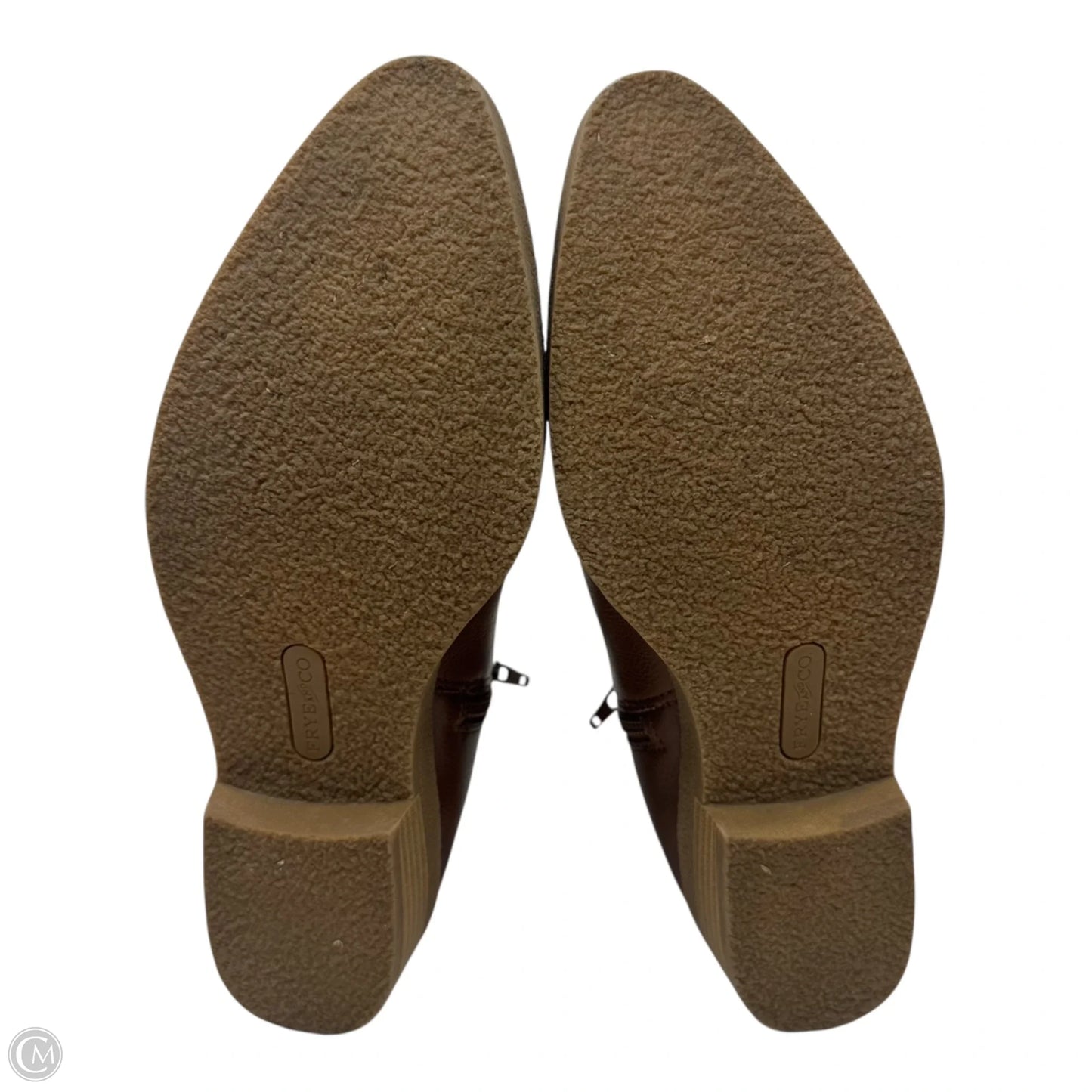 Boots Ankle Flats By Frye And Co In Brown, Size: 7