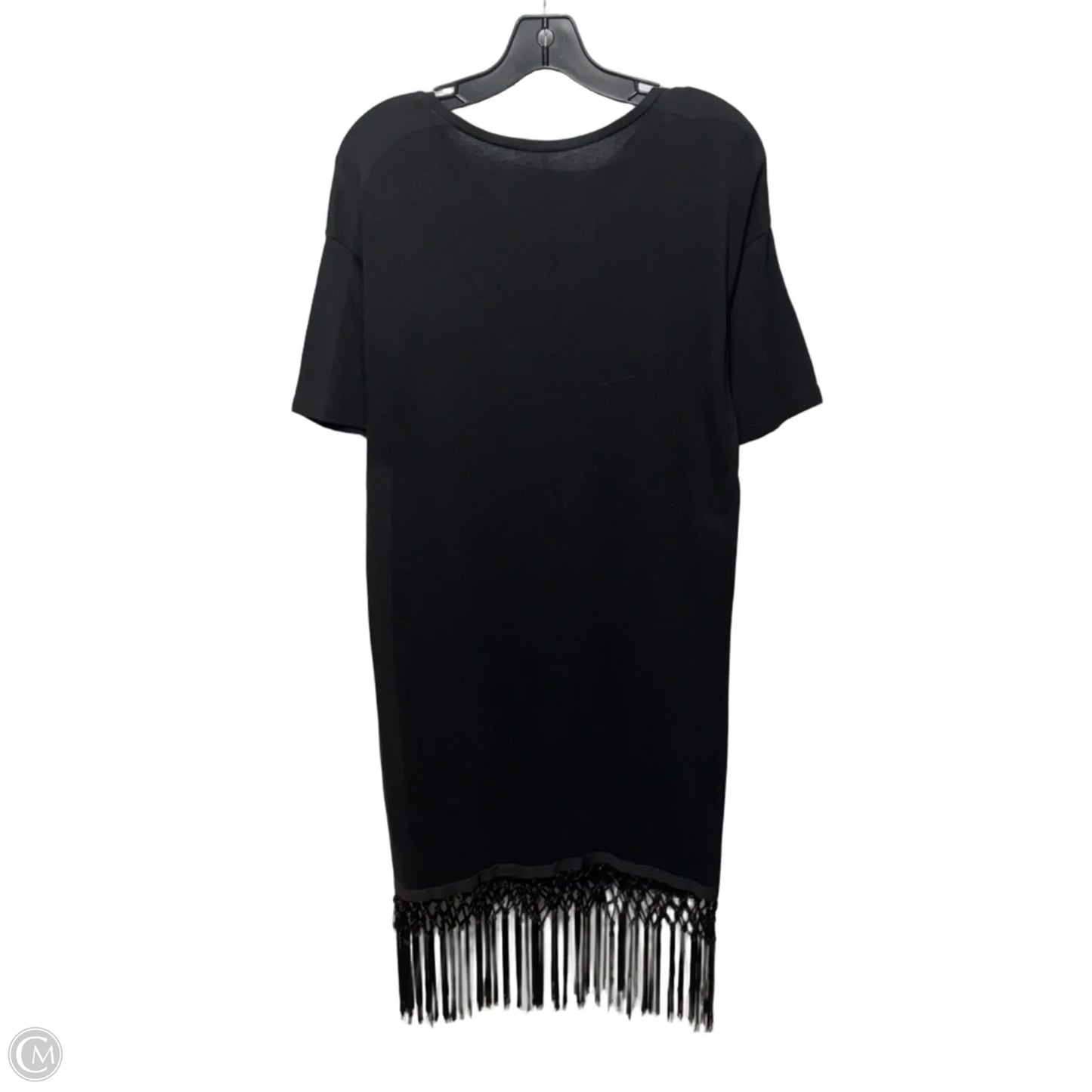 Dress Casual Midi By Zara In Black, Size: S