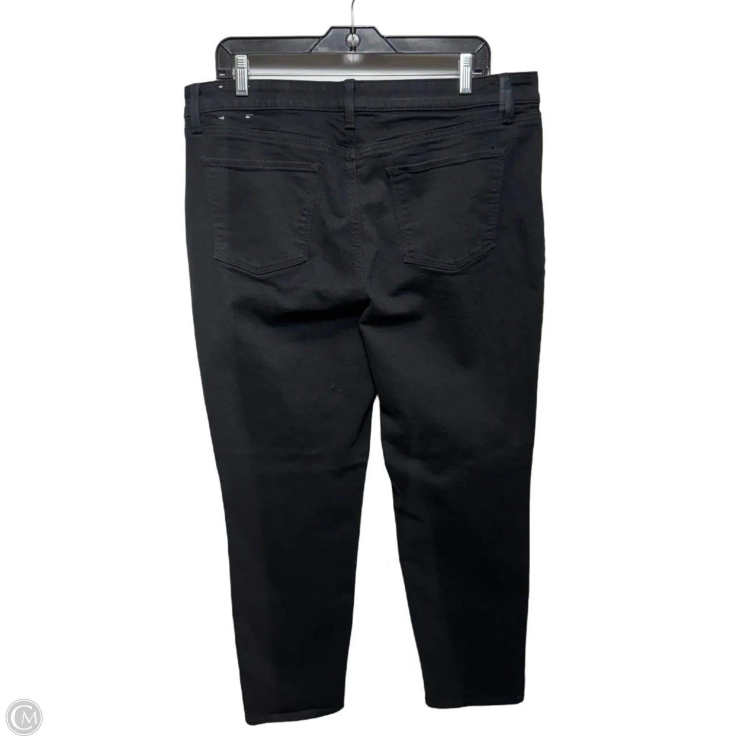 Jeans Skinny By Talbots In Black Denim, Size: 16