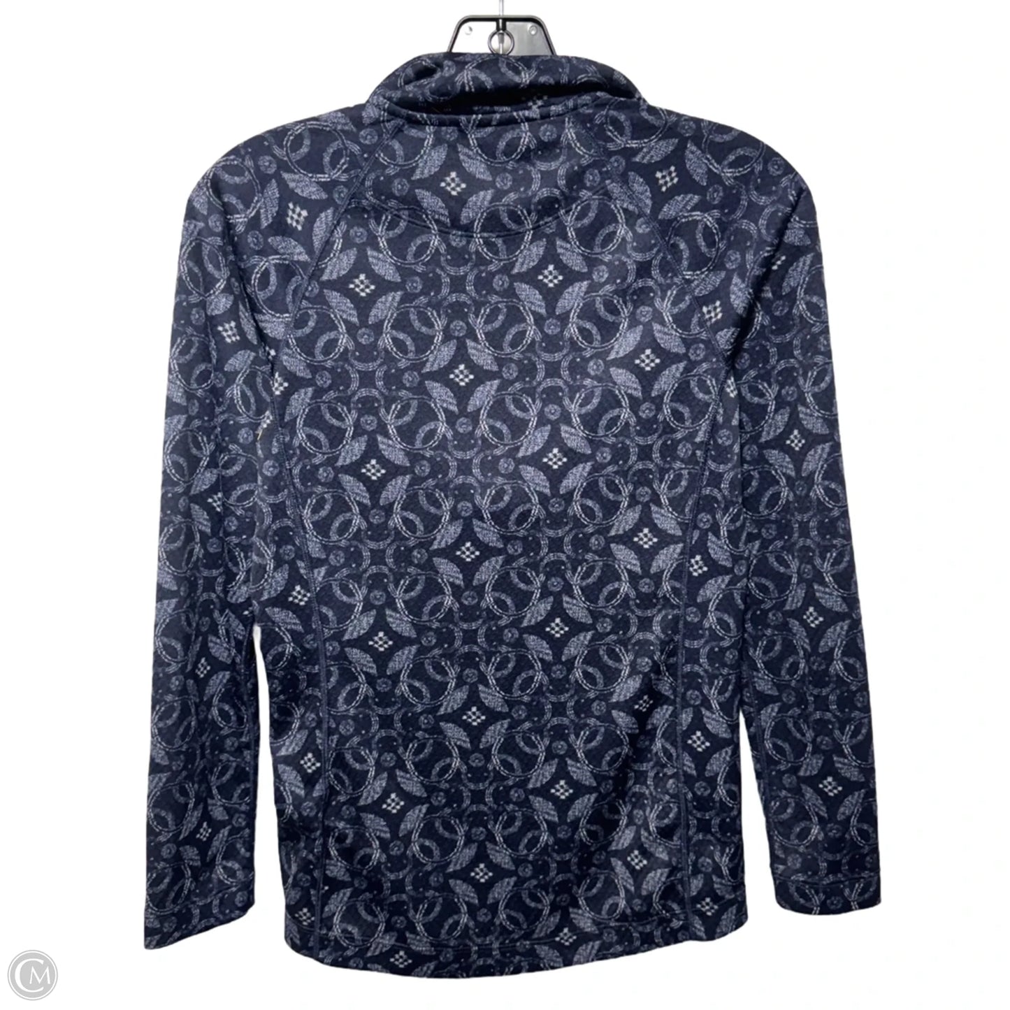 Athletic Top Long Sleeve Collar By Patagonia In Blue, Size: Xs