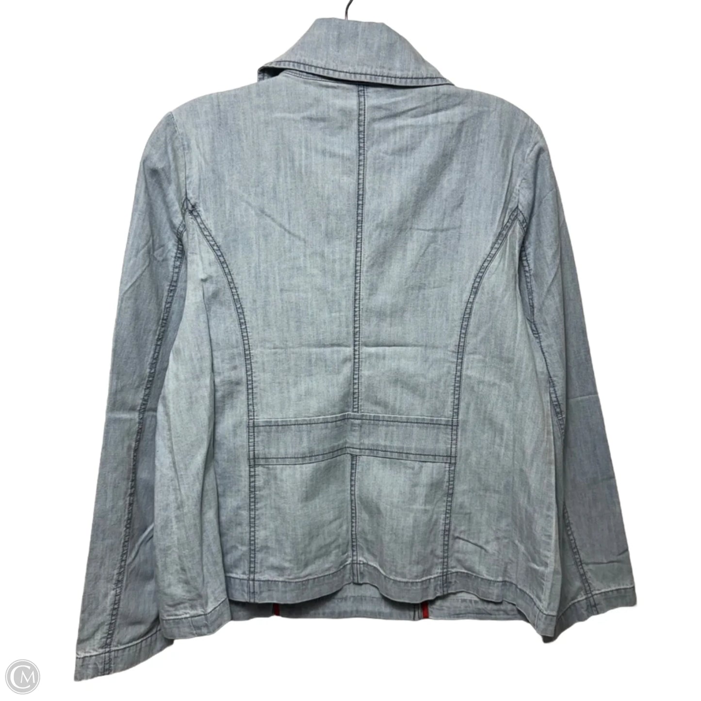 Jacket Denim By Mer Sea In Blue Denim, Size: S