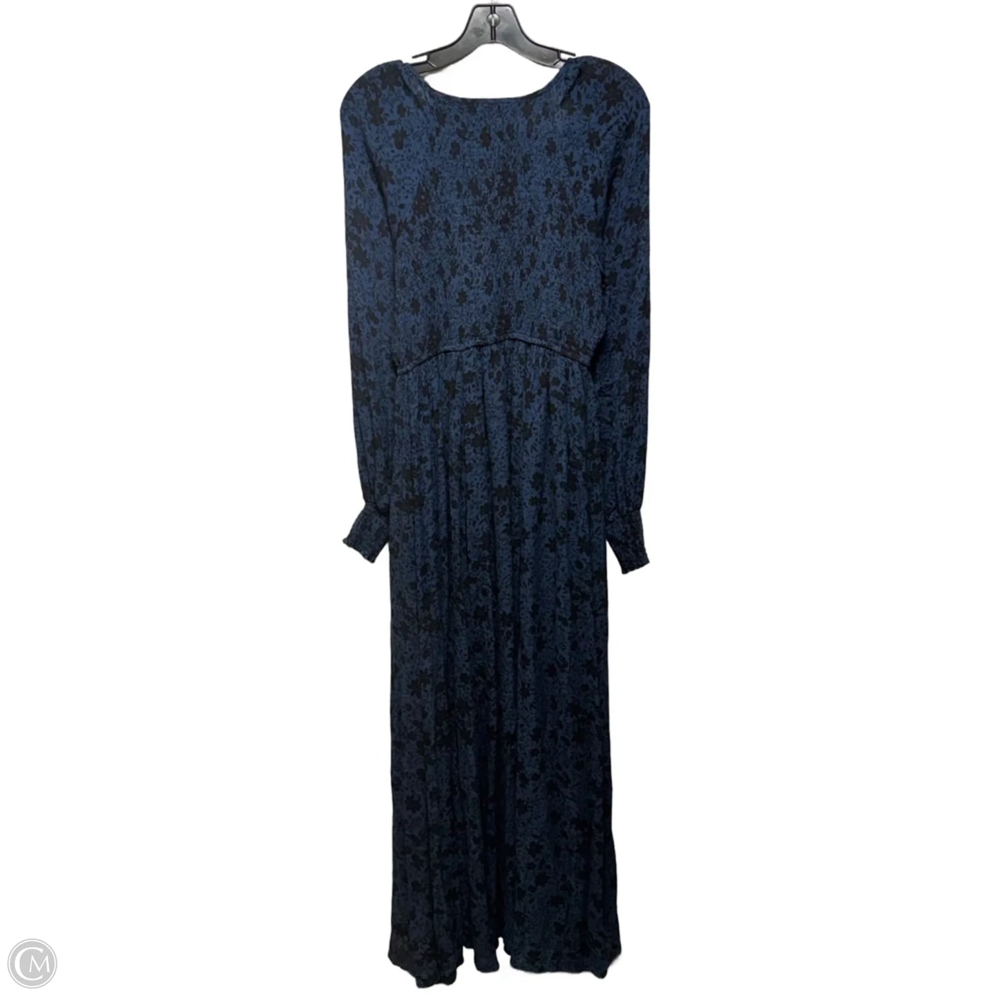 Dress Casual Maxi By In Loom In Black & Blue, Size: S