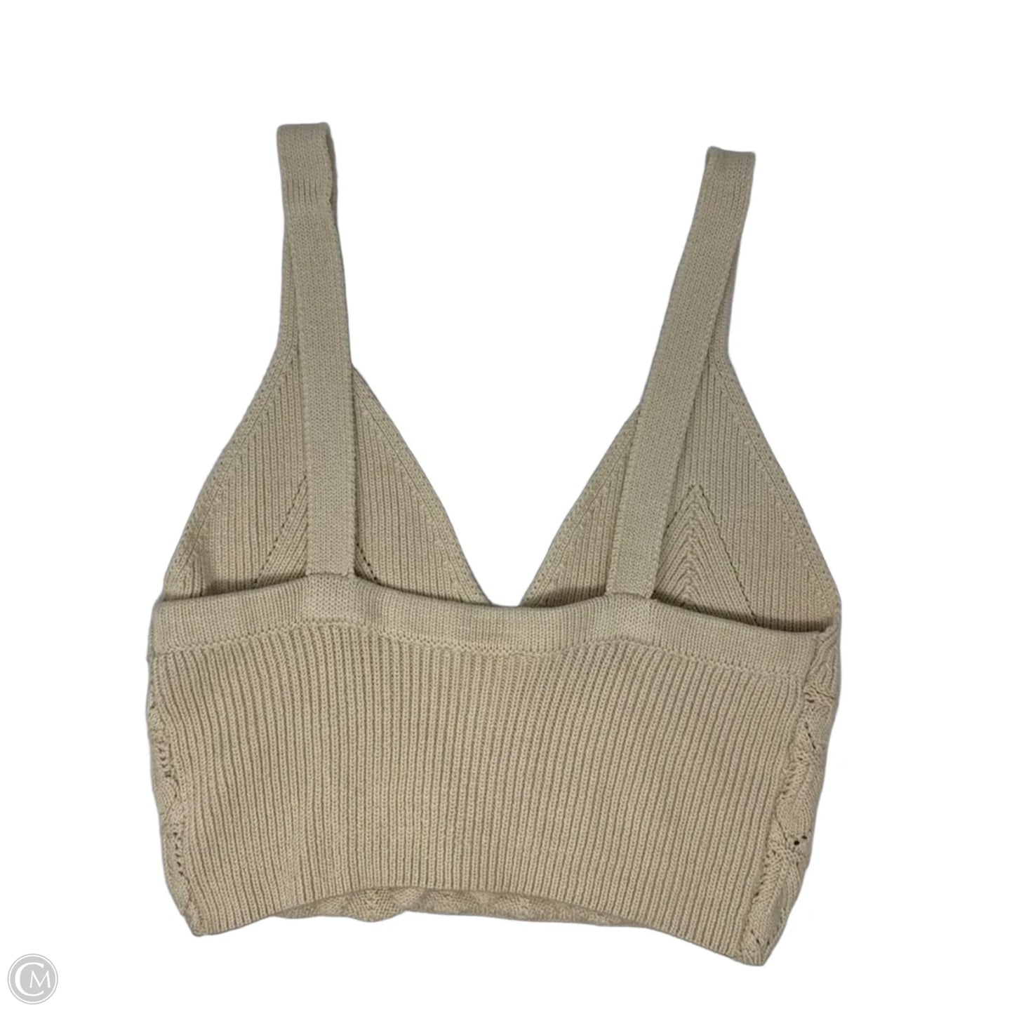 Top Sleeveless By Free People In Cream, Size: M