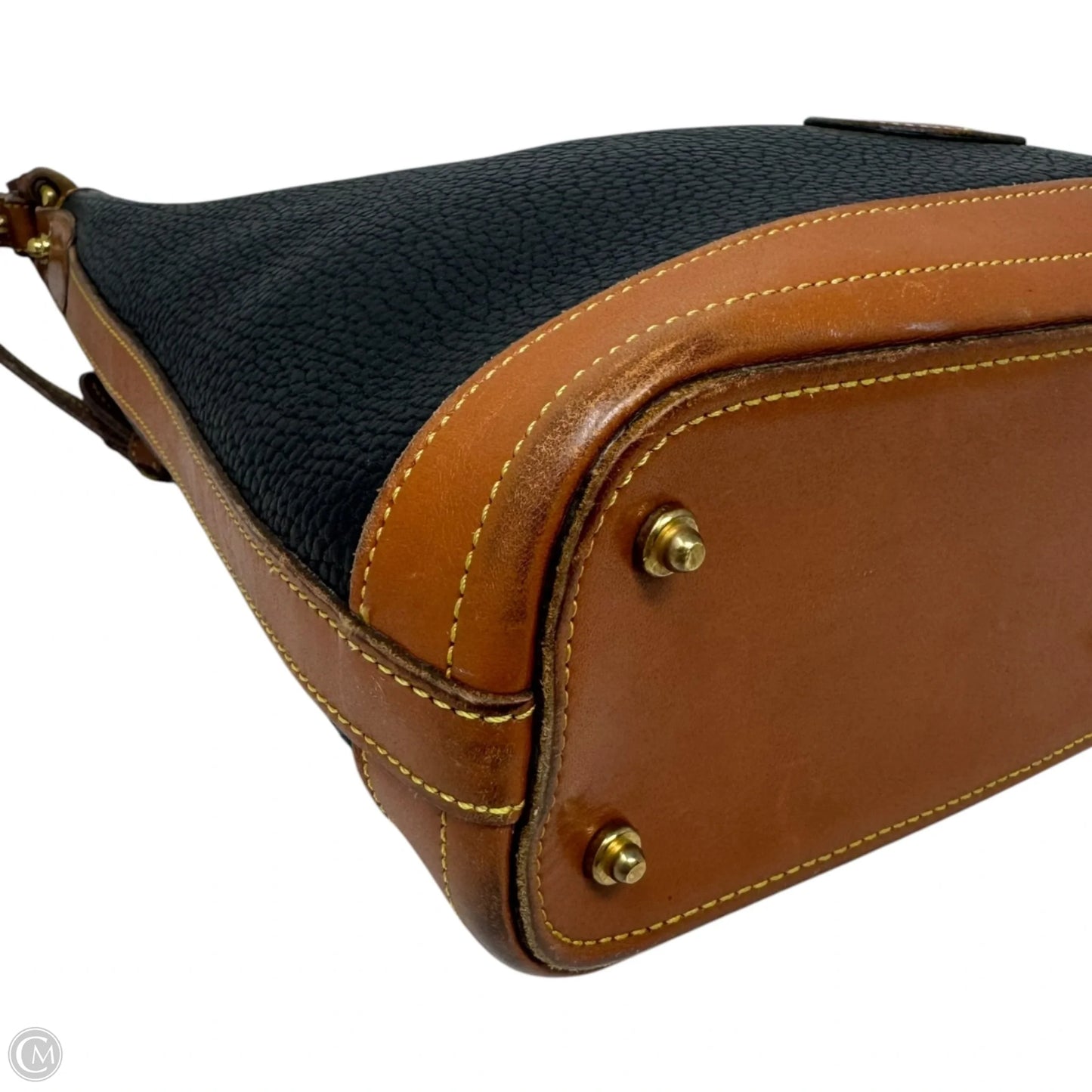 AS IS Vintage All-Weather Leather Hobo Bag Designer By Dooney And Bourke, Size: Medium