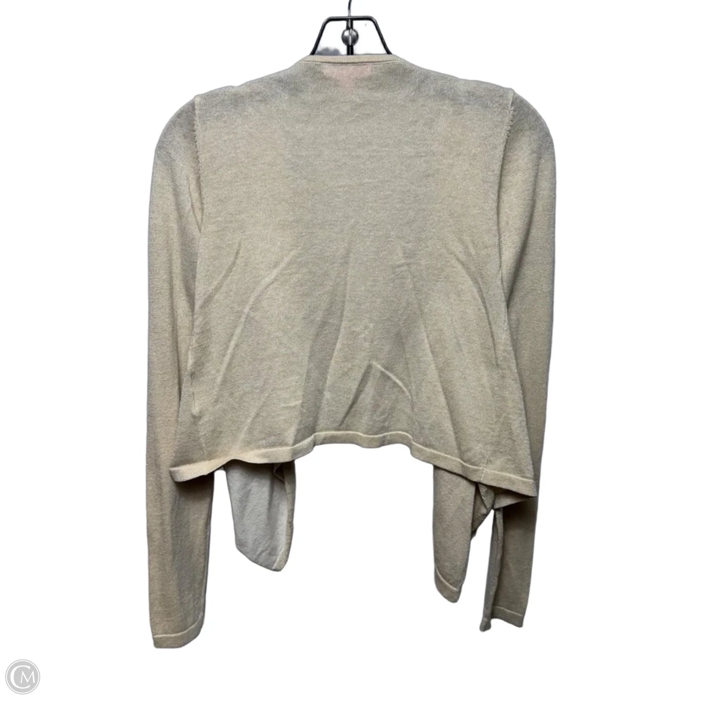 Sweater Cardigan Designer By Lilly Pulitzer In Gold, Size: S