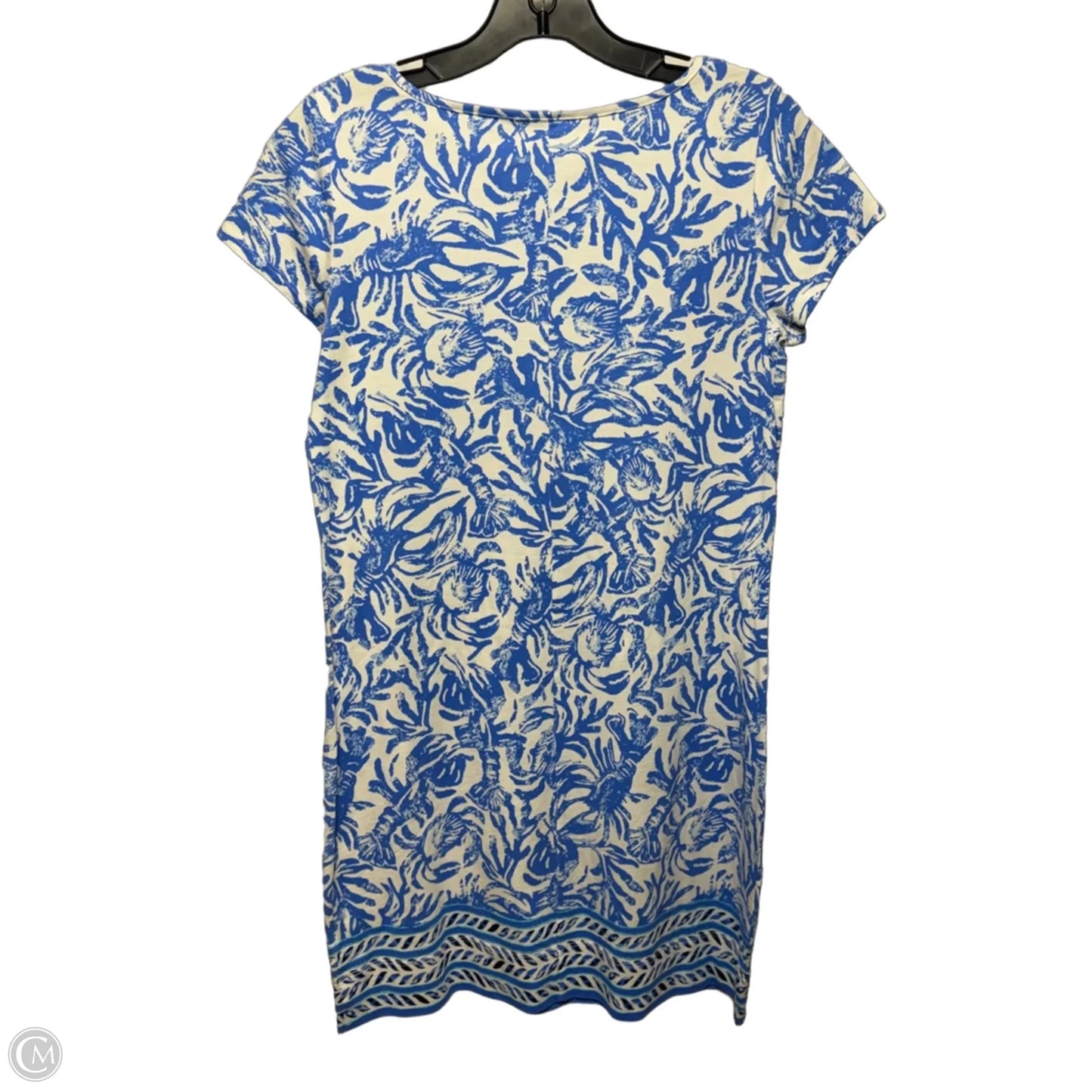 Dress Designer By Lilly Pulitzer In Blue & White, Size: S