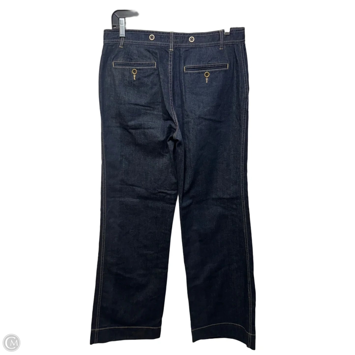 Jeans Wide Leg By Lauren Jeans Co In Blue Denim, Size: 6