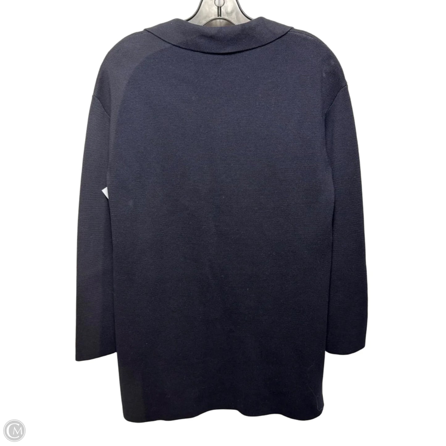 Knit Blazer By Talbots In Navy, Size: Mp