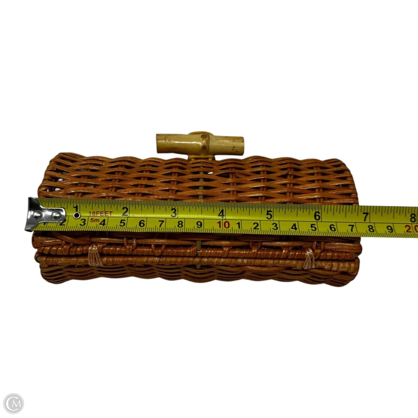 Woven Wicker Clutch Designer By Lilly Pulitzer, Size: Small