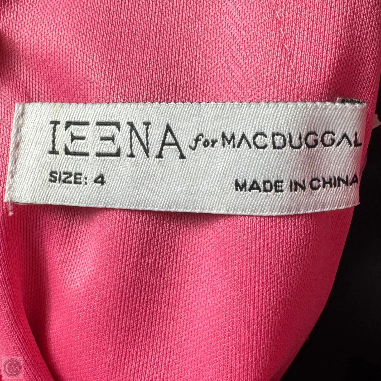 Pleated Halter Neck Mini Dress By IEENA For Mac Duggal In Pink, Size: 4