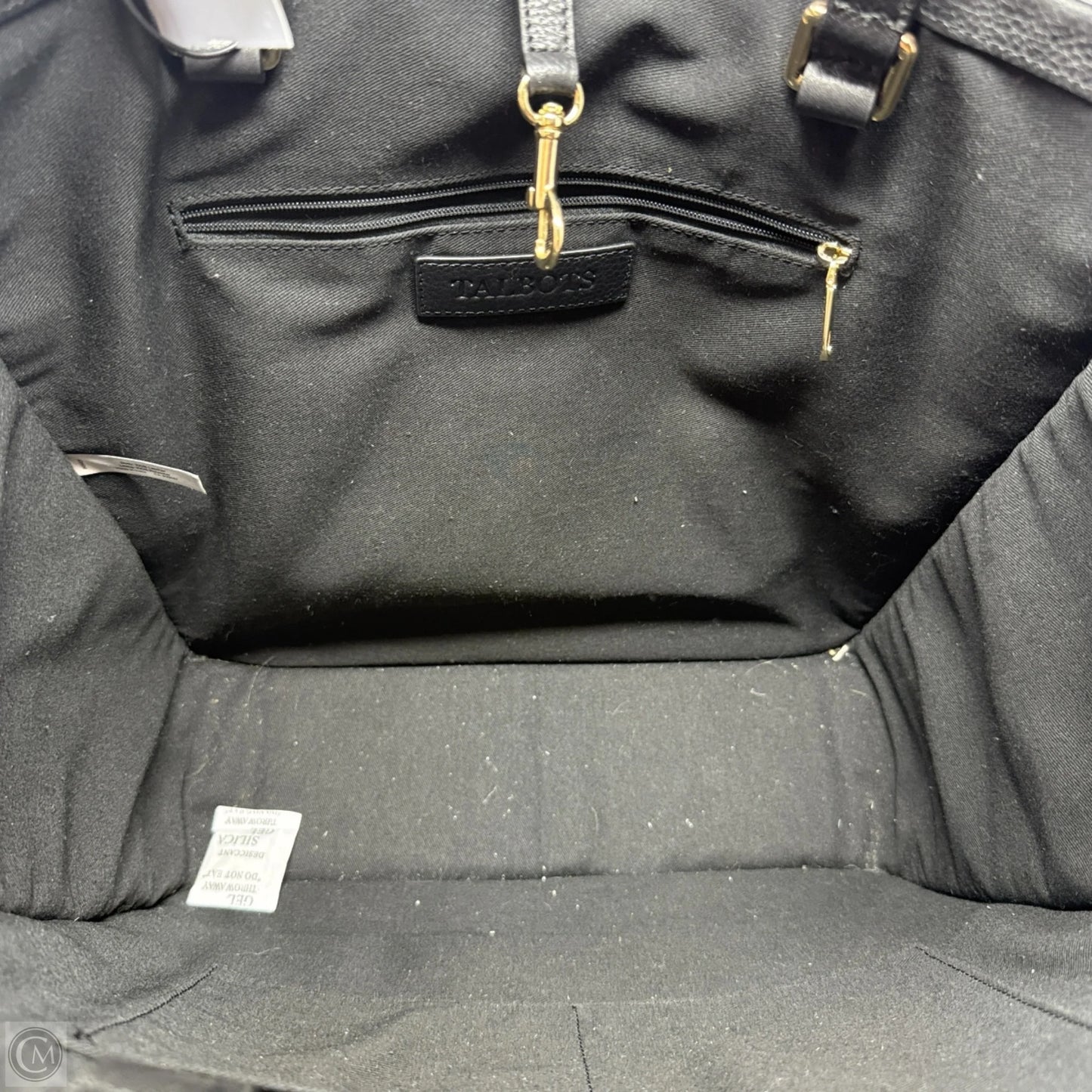 Handbag Leather By Talbots, Size: Medium