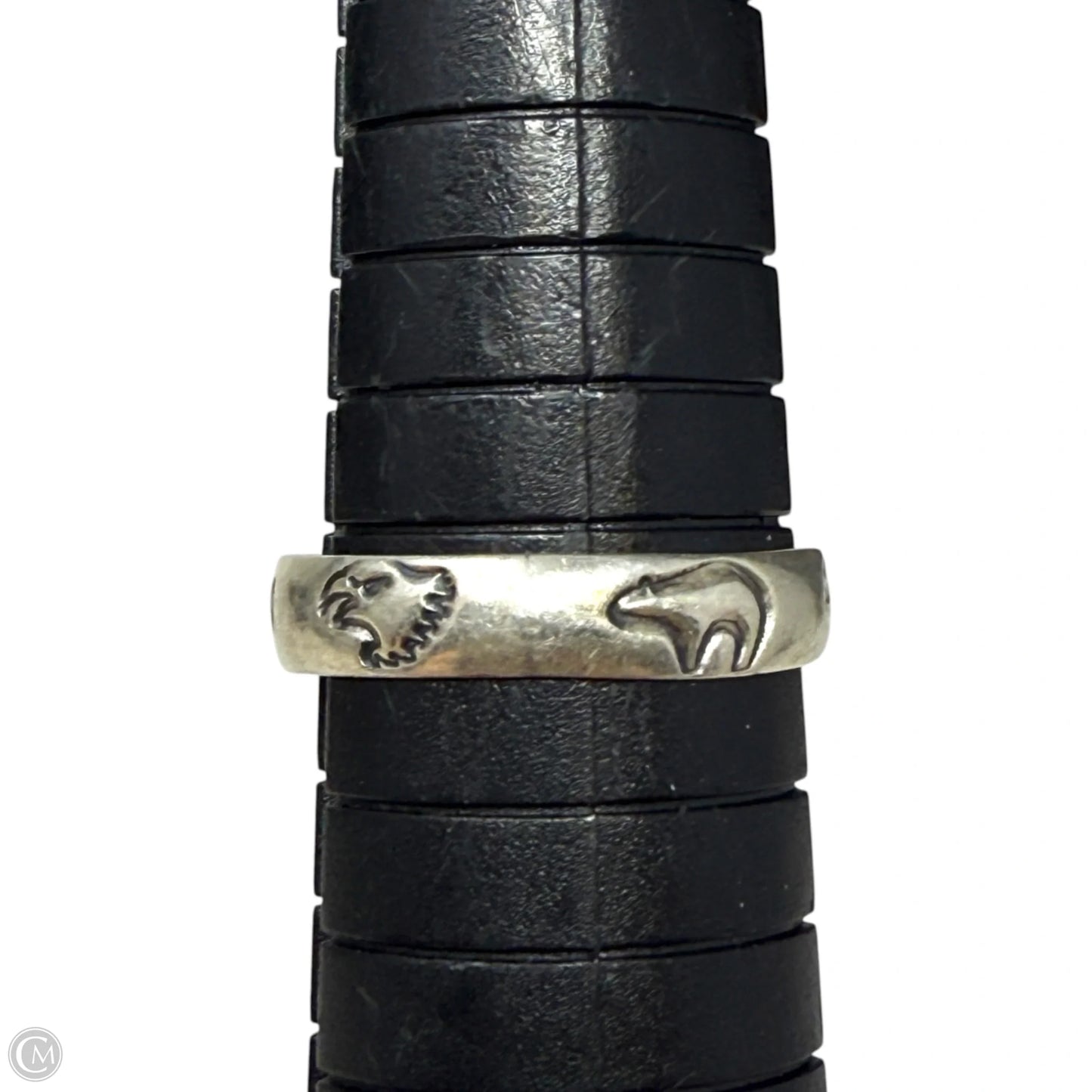 Vintage Navajo Sterling Silver Bear & Eagle Ring By J. Begay, Size: 8