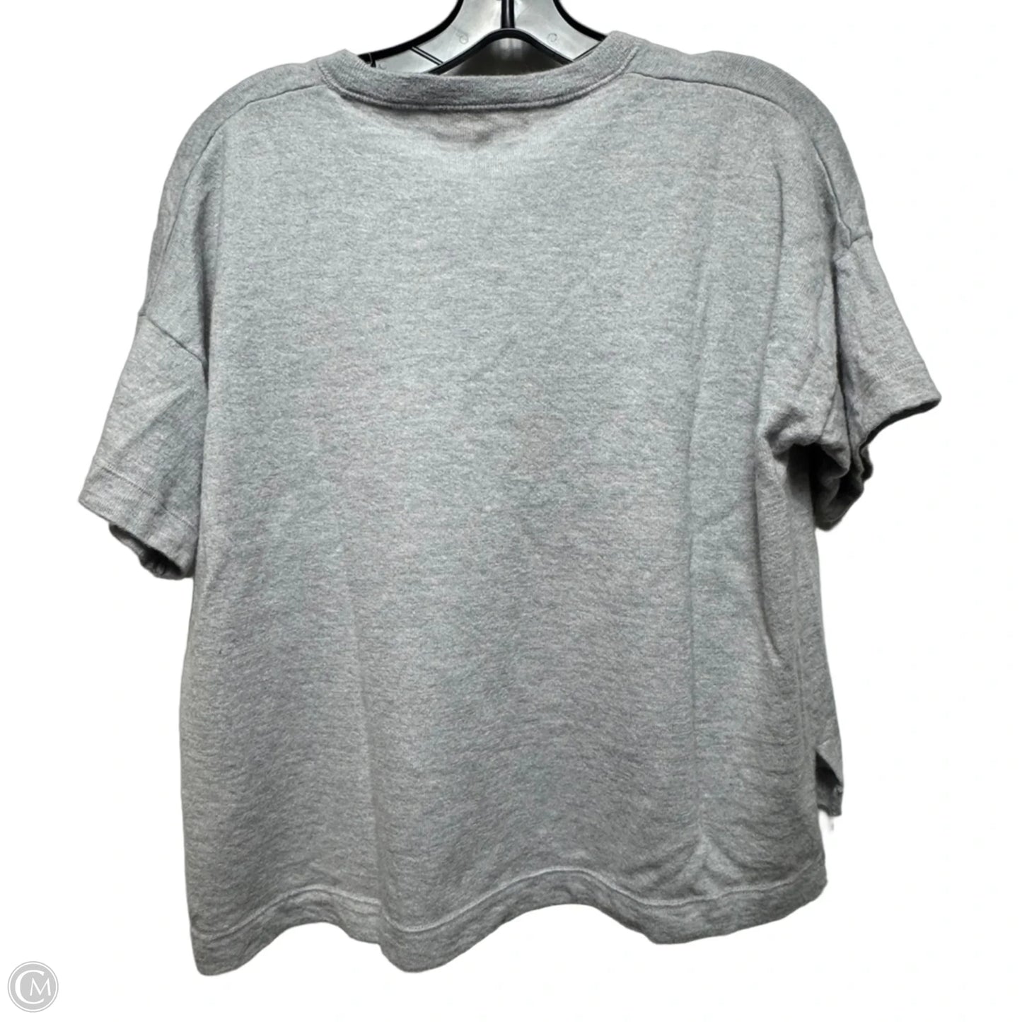 Top Short Sleeve Cashmere By Madewell In Grey, Size: M