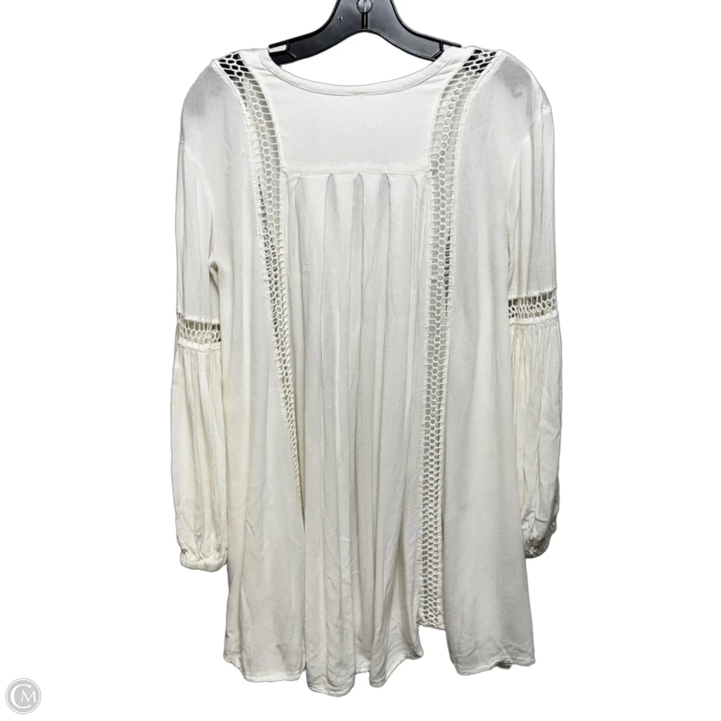 Tunic Long Sleeve By Free People In White, Size: Xs