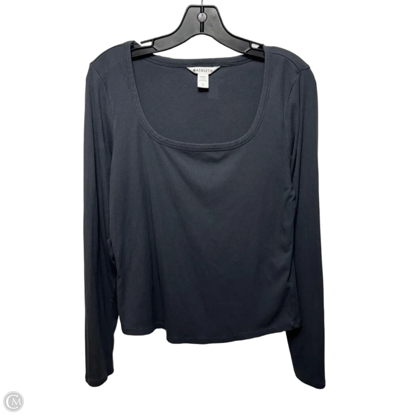 Top Long Sleeve By Athleta In Grey, Size: L