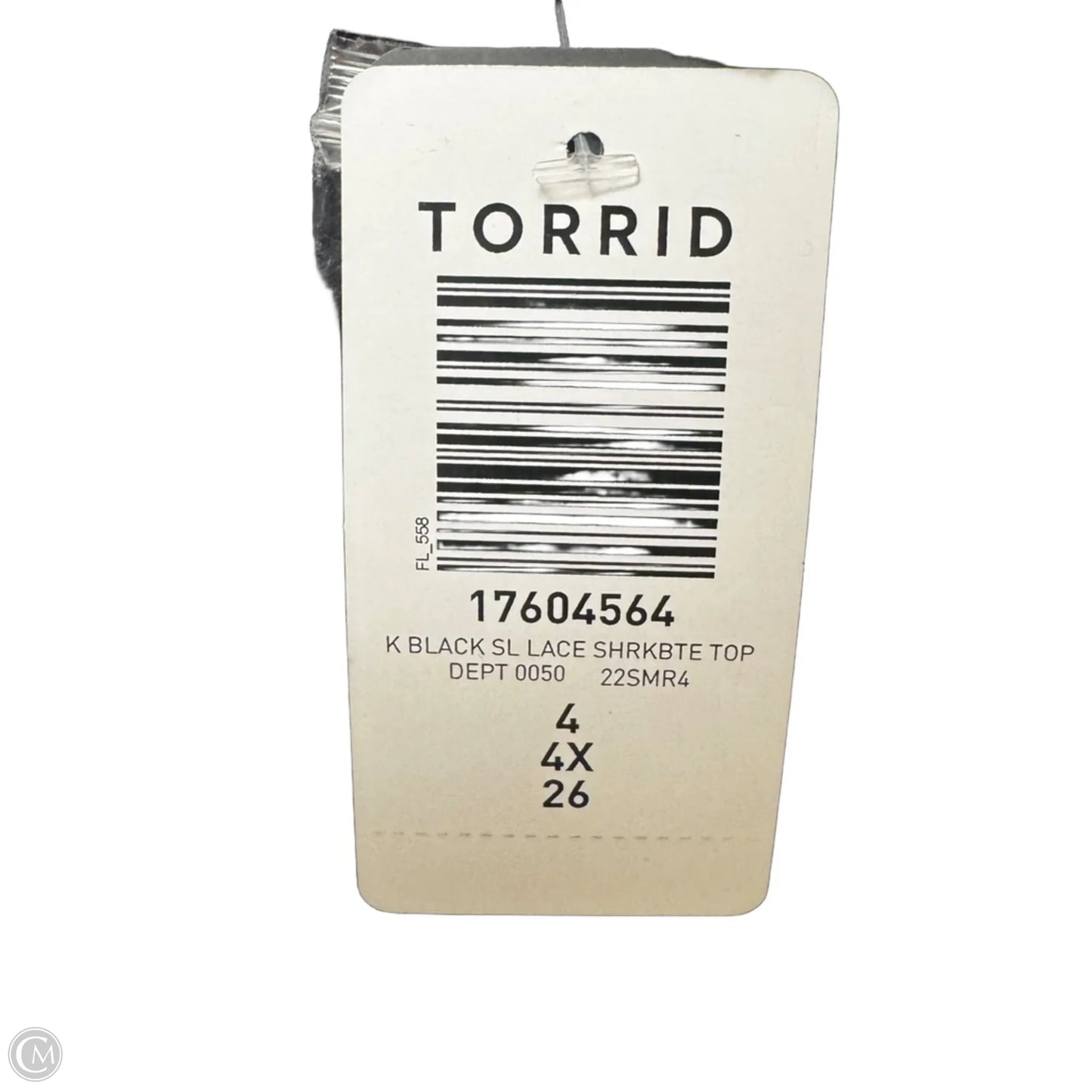 Tunic Short Sleeve By Torrid In Black, Size: 4x