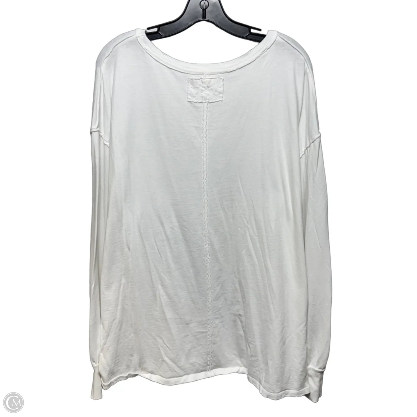 Pocket Tee Top Long Sleeve By We The Free In White, Size: L
