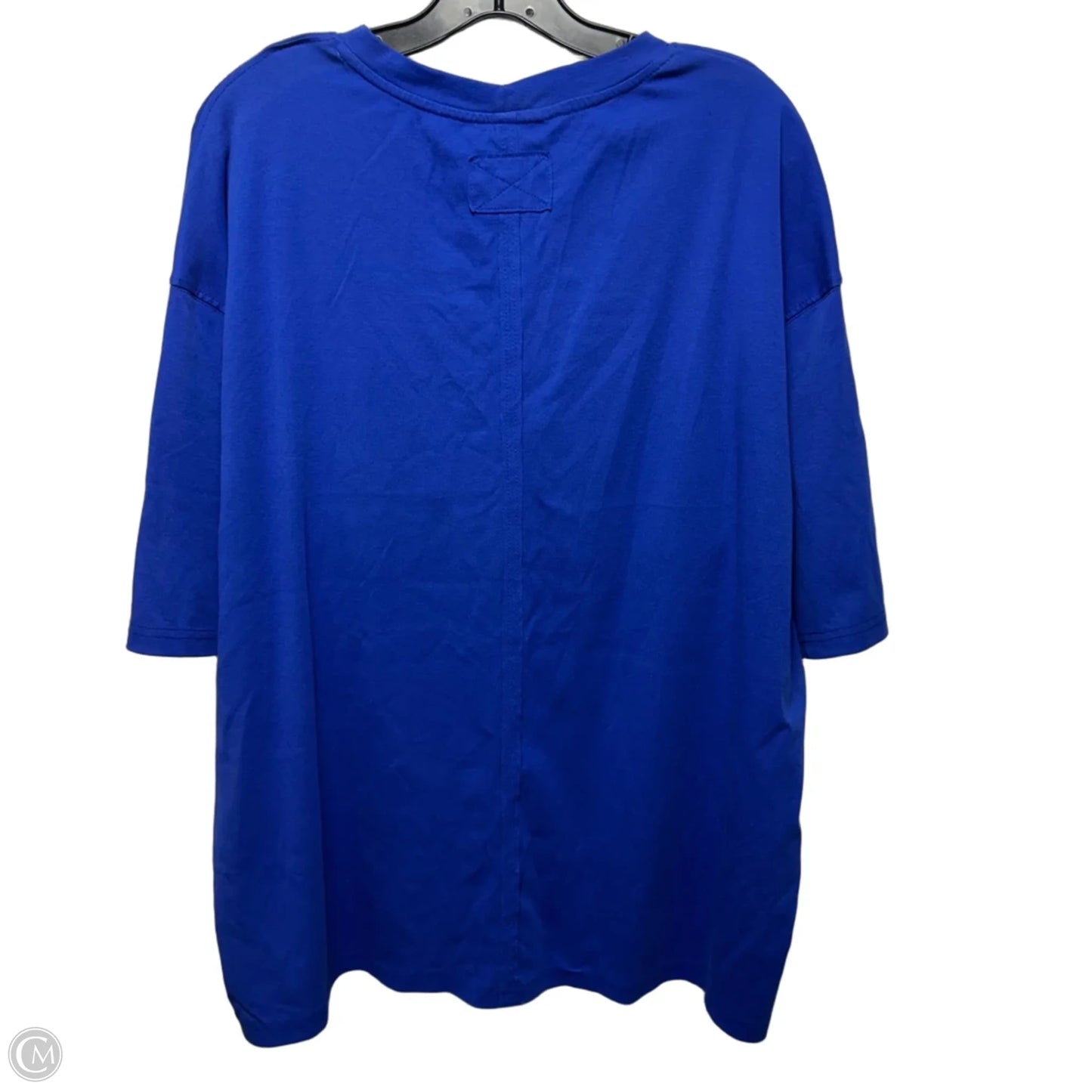 Top Short Sleeve Basic Unbranded In Blue, Size: Xl