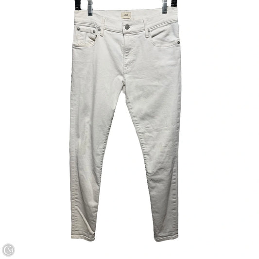 The Skinny Jeans Designer By Able In White, Size: 4/27