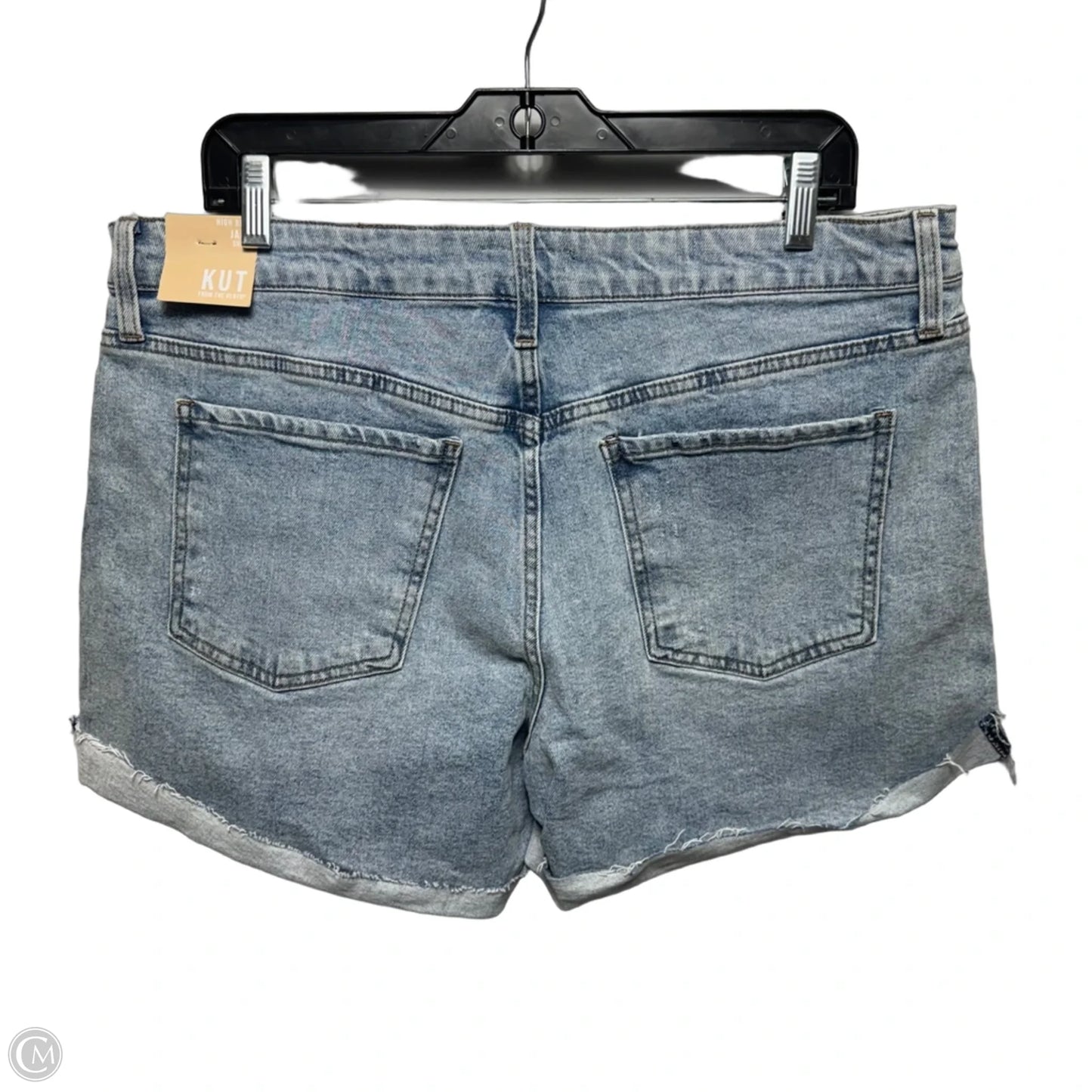 Jane High Rise Shorts By Kut In Blue Denim, Size: 12