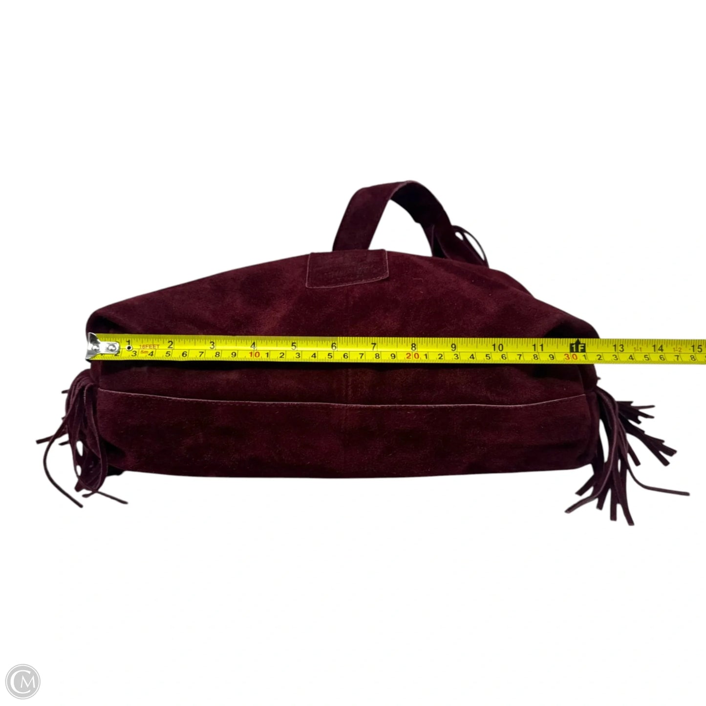 Fringe Suede Hobo Bag By Haute Hippie, Size: Medium
