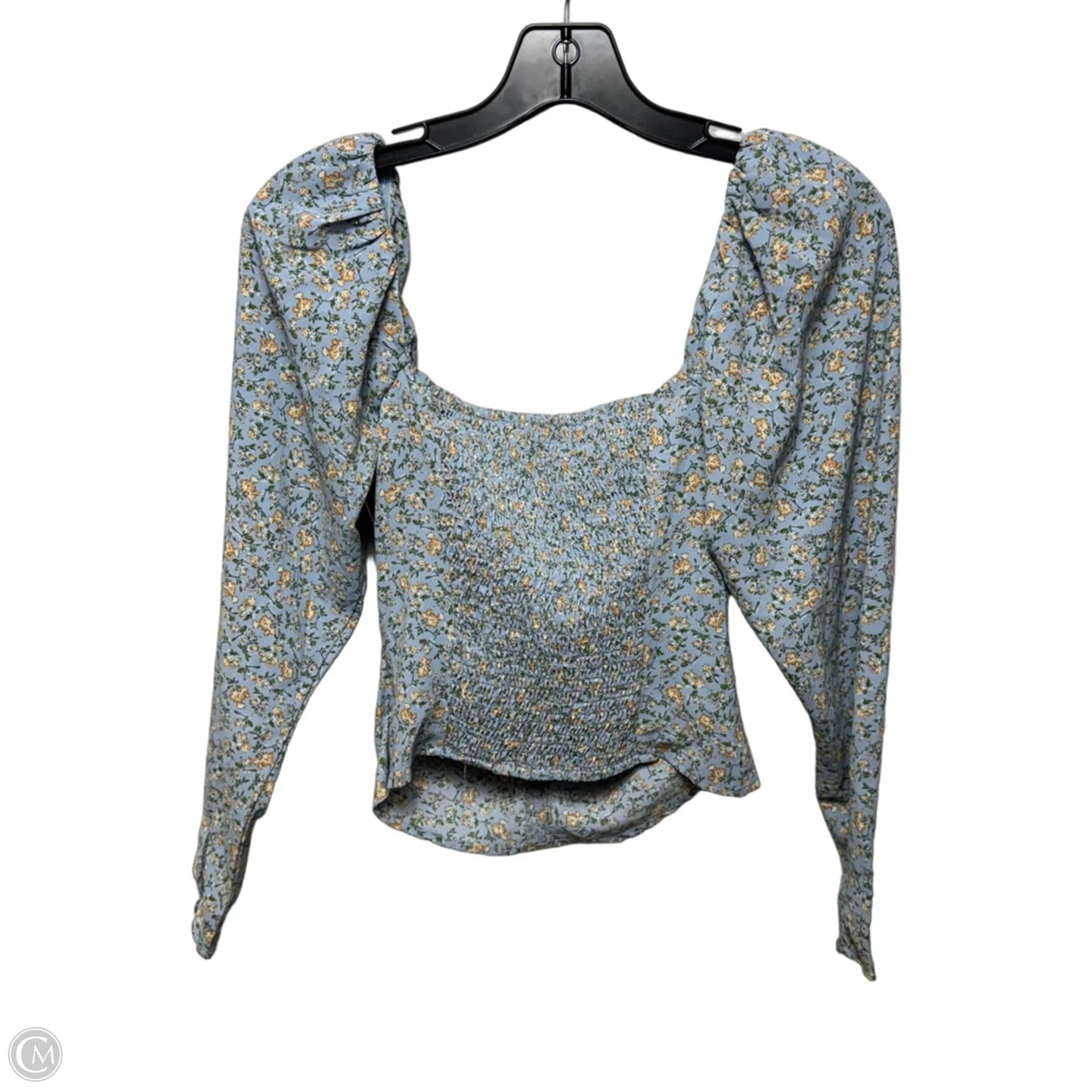 Top Long Sleeve By Astr The Label In Floral Print, Size: Xs