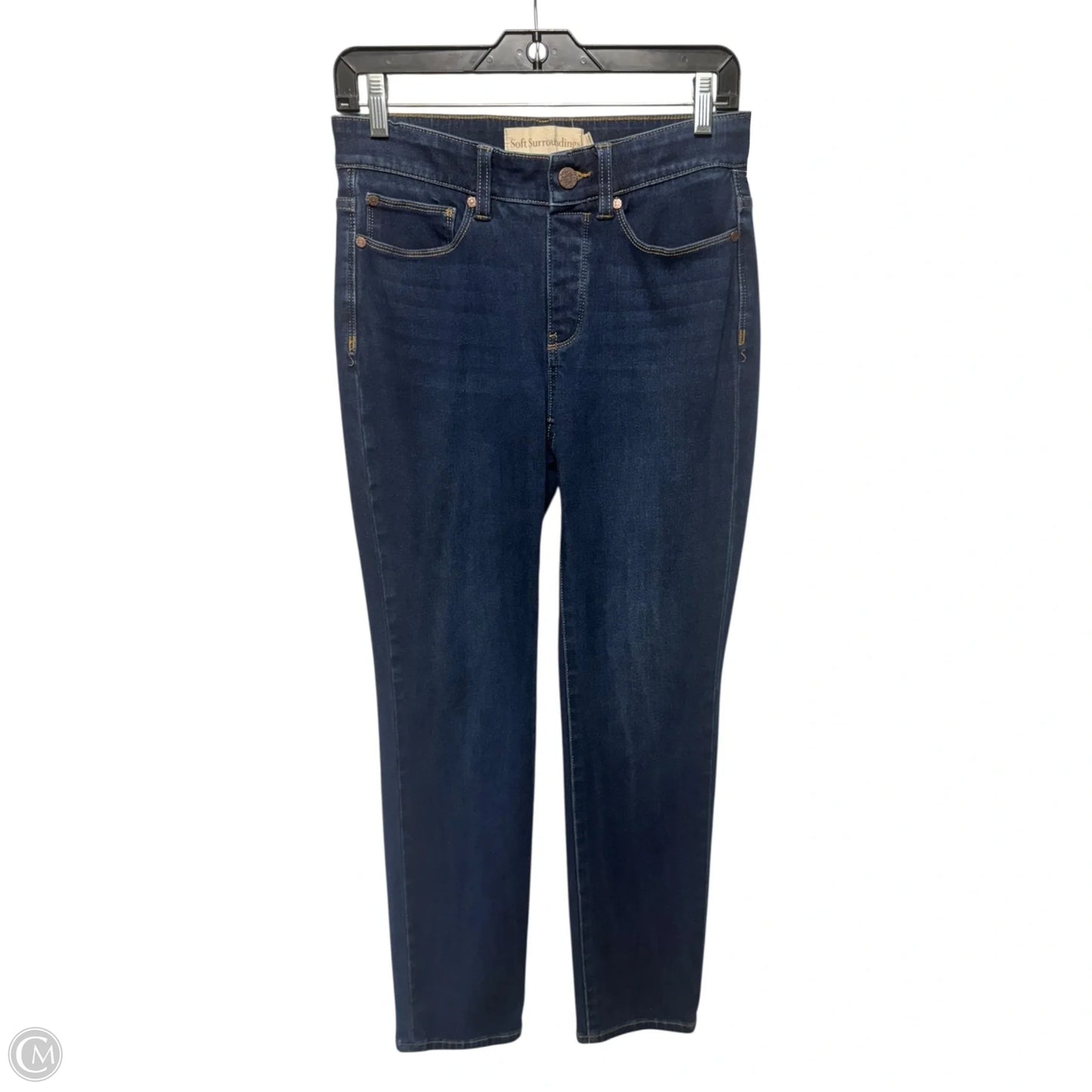 Jeans Skinny By Soft Surroundings In Blue Denim, Size: Xs