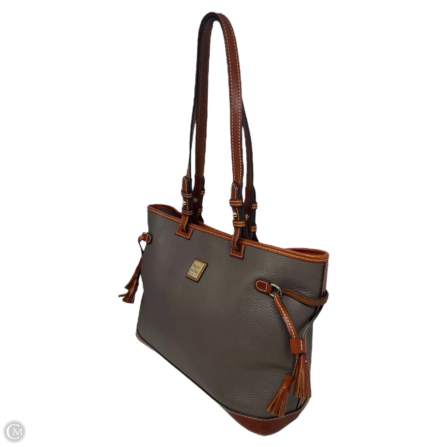 Pebble Grain Tassel Tote Designer By Dooney And Bourke, Size: Large