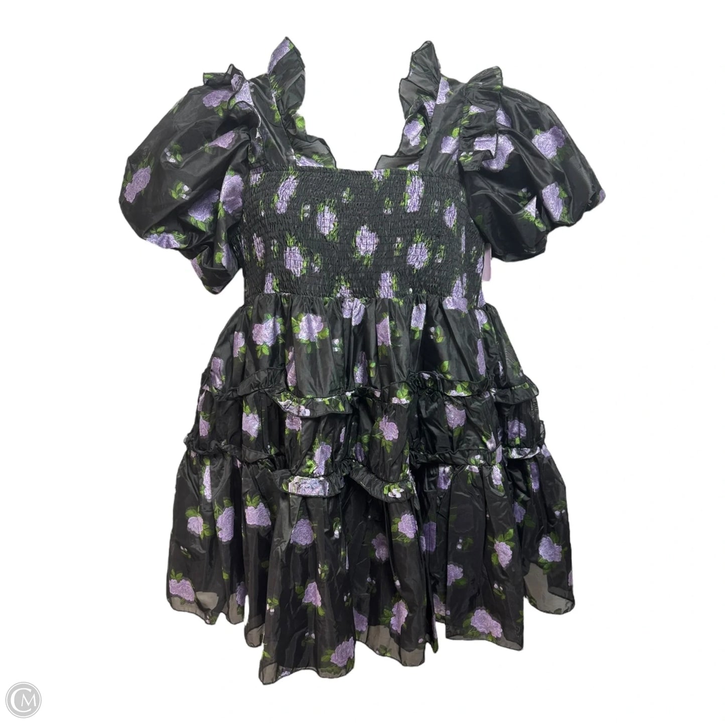 Dream Parlor Organza Dress Party Short By Sister Jane In Floral Print, Size: M