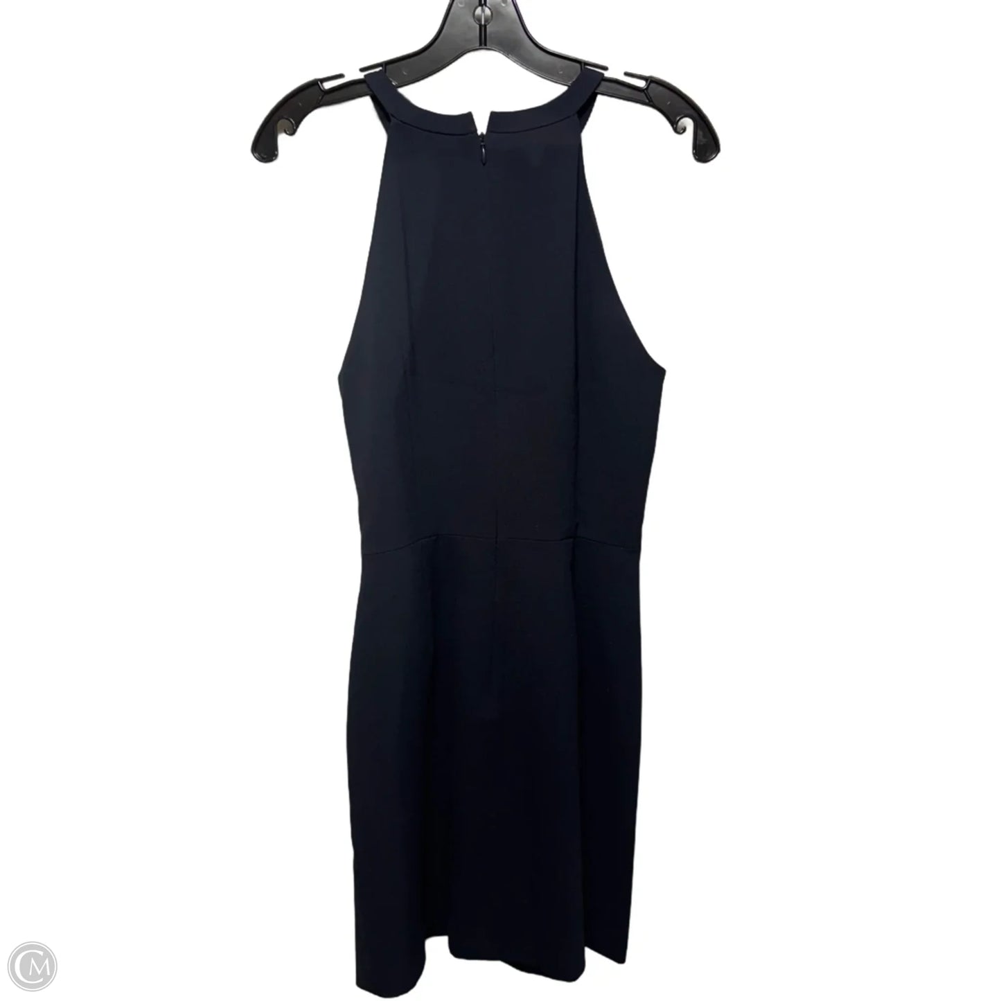 Bibelot Crepe Halter Sheath Shift Mini Dress By Tibi In Navy, Size: S