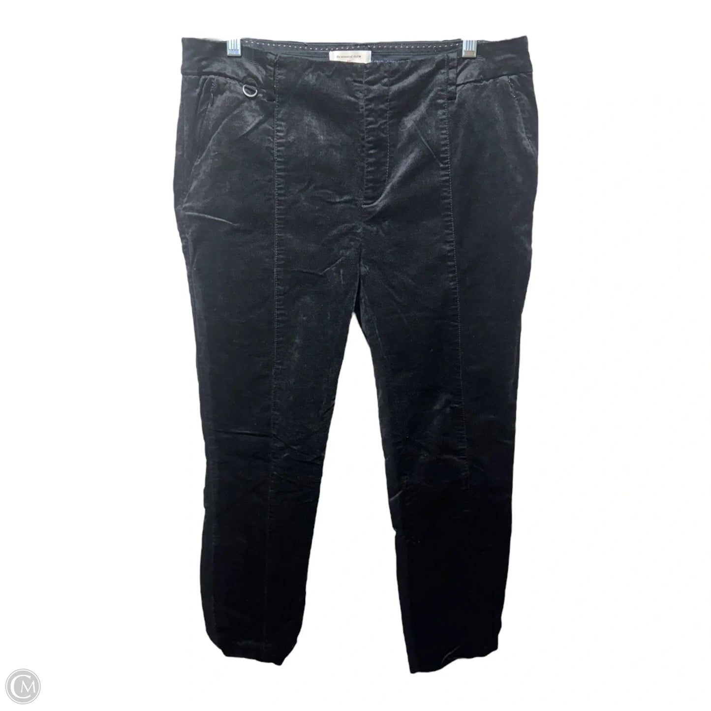 Velvet Pants By Anthropologie In Black, Size: 8