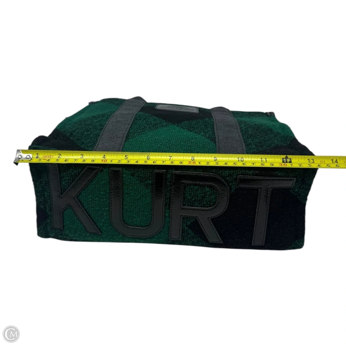 Tweed Southbank Tote Handbag Designer By Kurt Geiger, Size: Medium